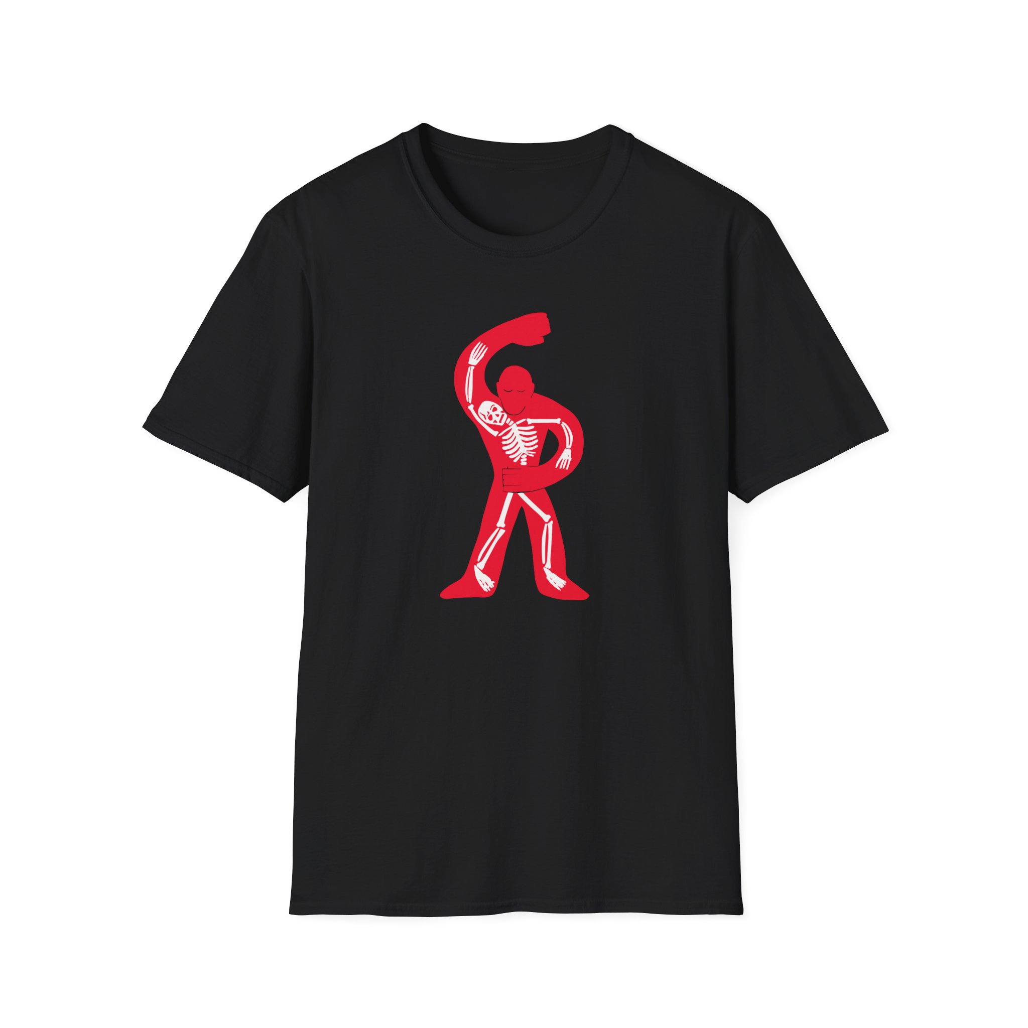 Lord Huron Dancing Skeleton Unisex Softstyle T-Shirt - Image 3