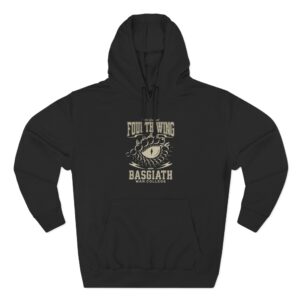 Fourth Wing riders quadrant Three-Panel Fleece Hoodie