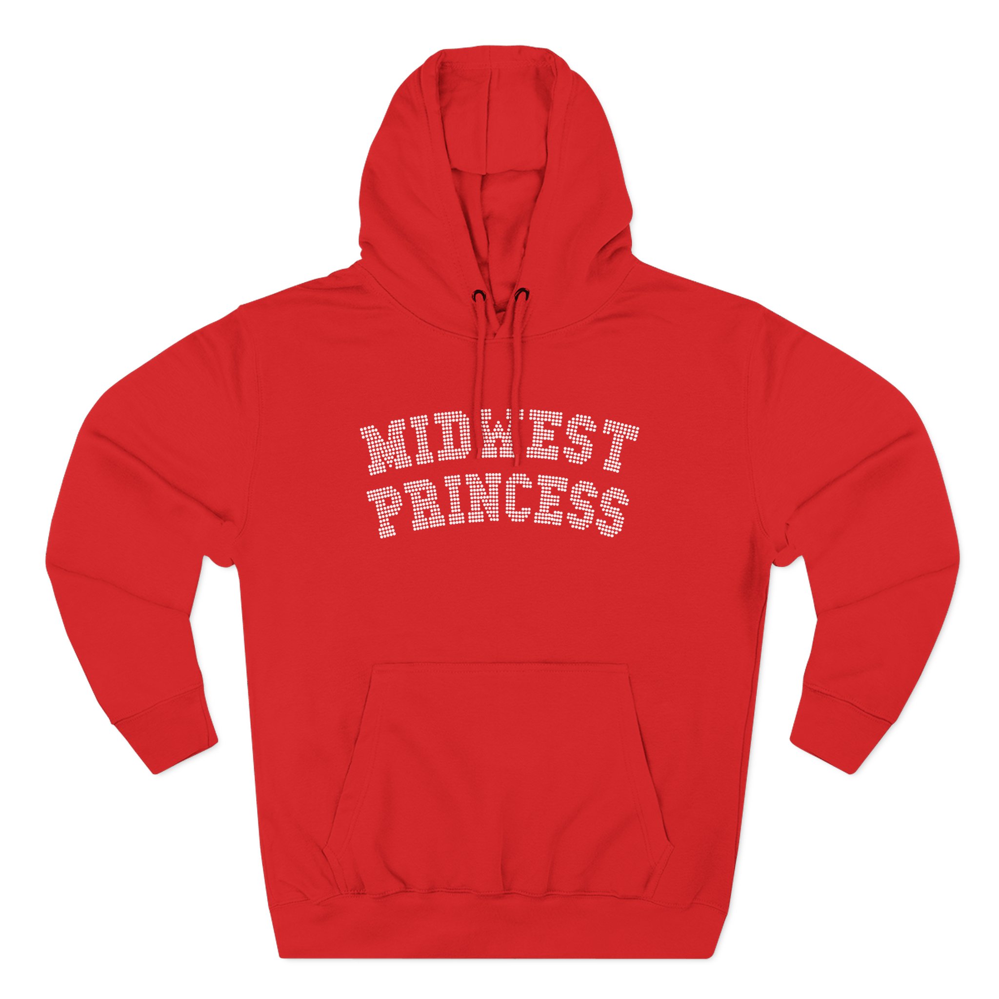 Chappell Roan Rhinestoned Midwest Three-Panel Fleece Hoodie - Image 9