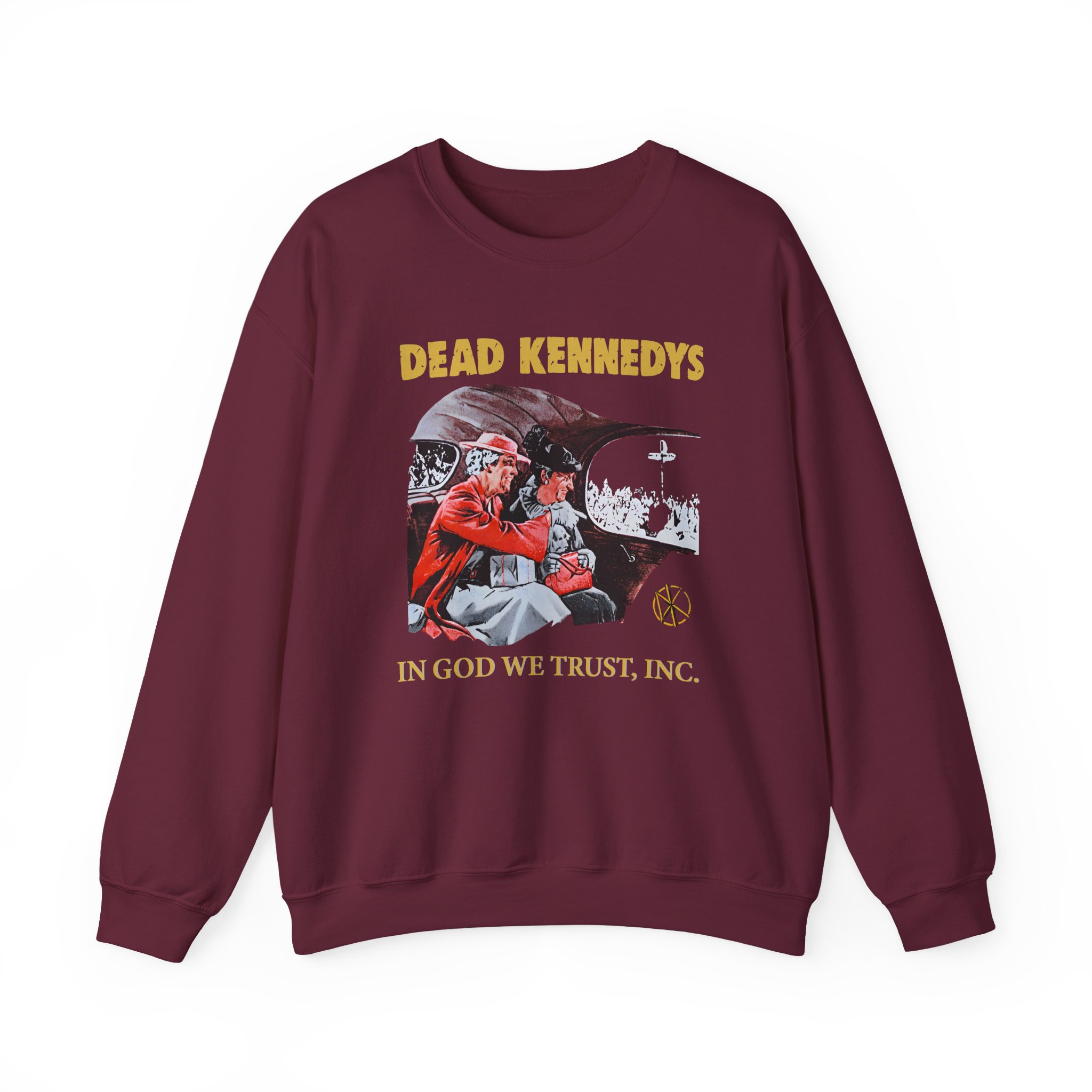 Dead Kennedys In God We Trust Unisex Heavy Blend™ Crewneck Sweatshirt - Image 3