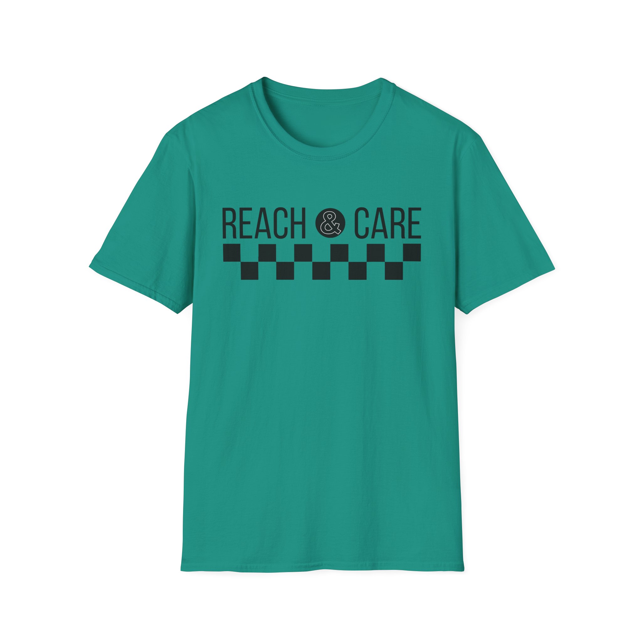 Life Church Reach the World Care for the One Unisex Softstyle T-Shirt - Image 15