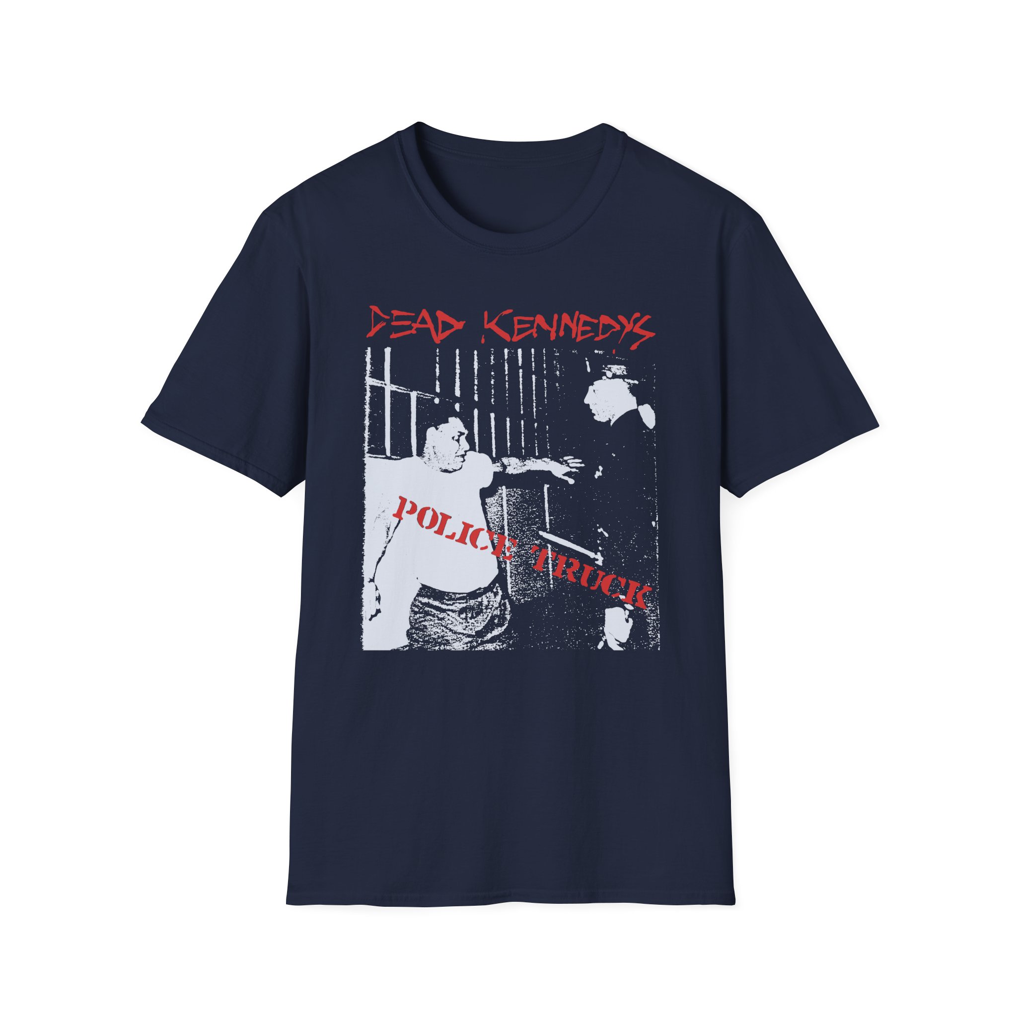 Dead Kennedys Police Truck Unisex Softstyle T-Shirt - Image 5