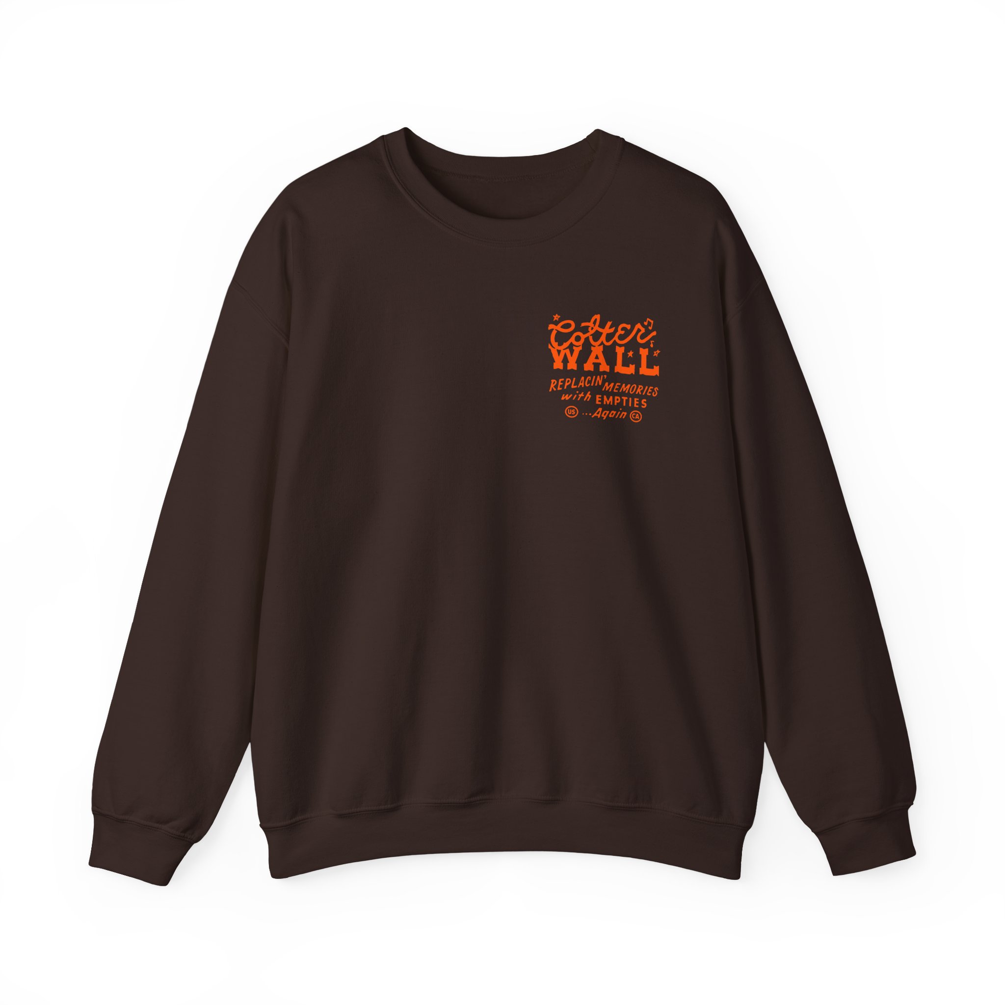 Colter Wall Memories and Empties Pocket Unisex Heavy Blend™ Crewneck Sweatshirt - Image 3