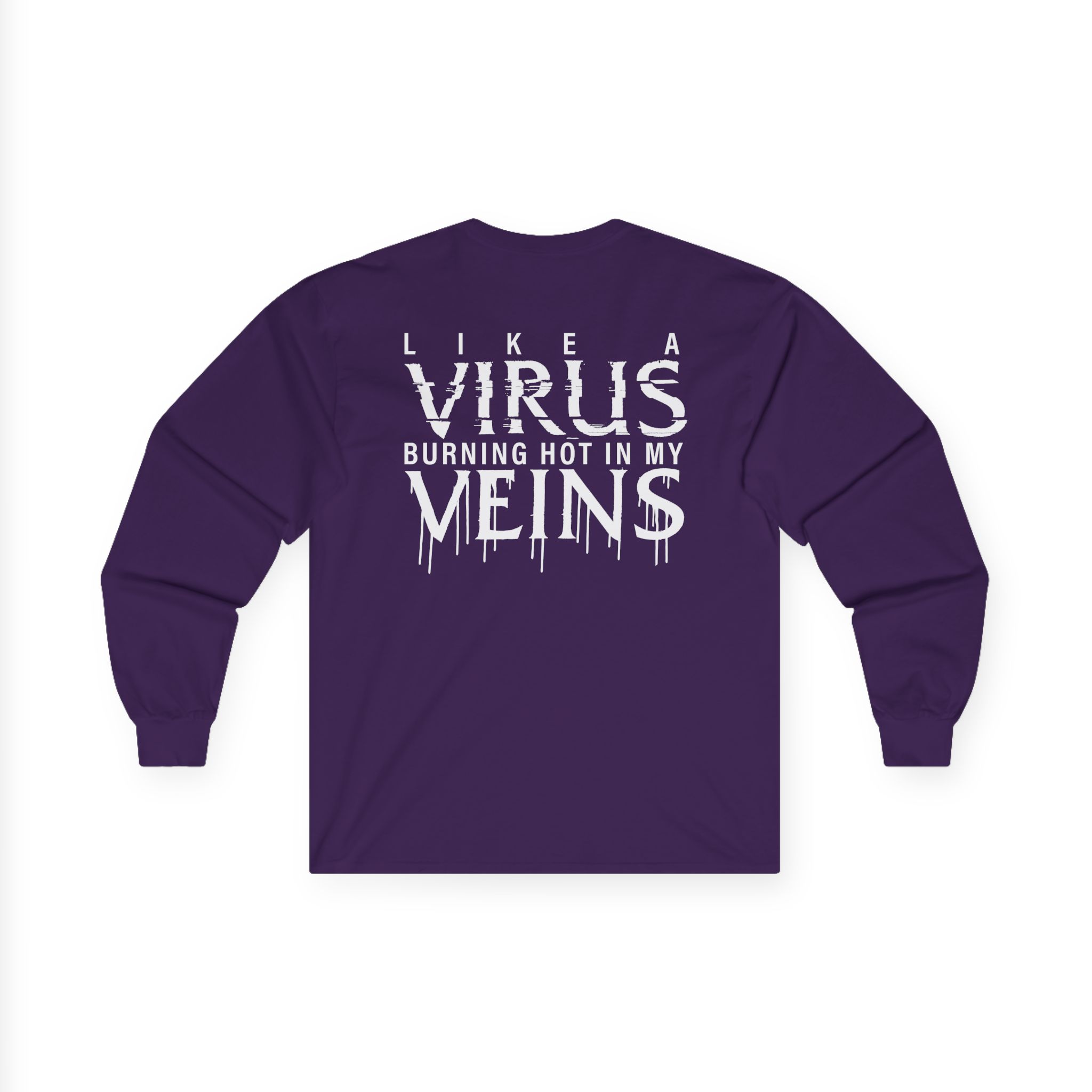 All That Remains Like a Virus Dye Unisex Ultra Cotton Long Sleeve Tee - Image 12