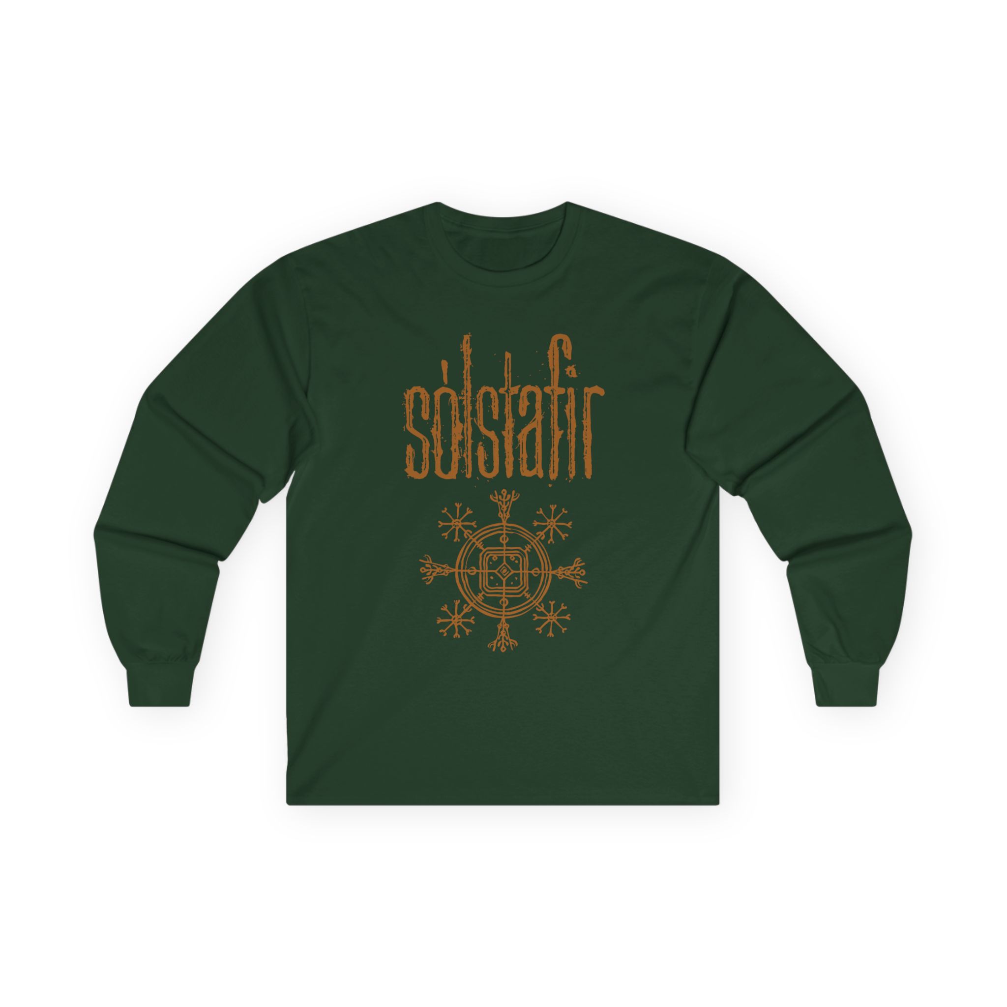 Solstafir Gold Logo Unisex Ultra Cotton Long Sleeve Tee - Image 5