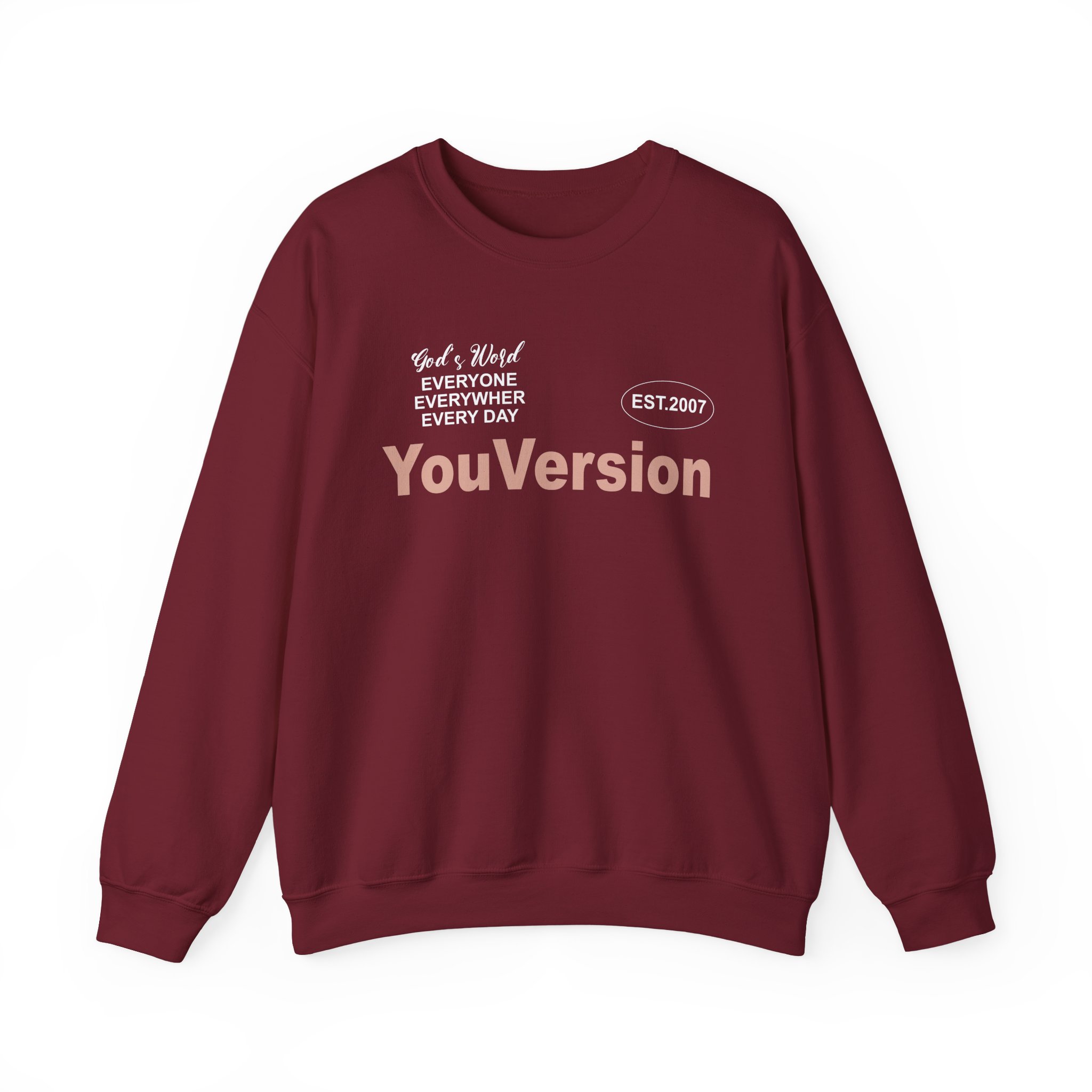 Life Church Youversion Unisex Heavy Blend™ Crewneck Sweatshirt - Image 25