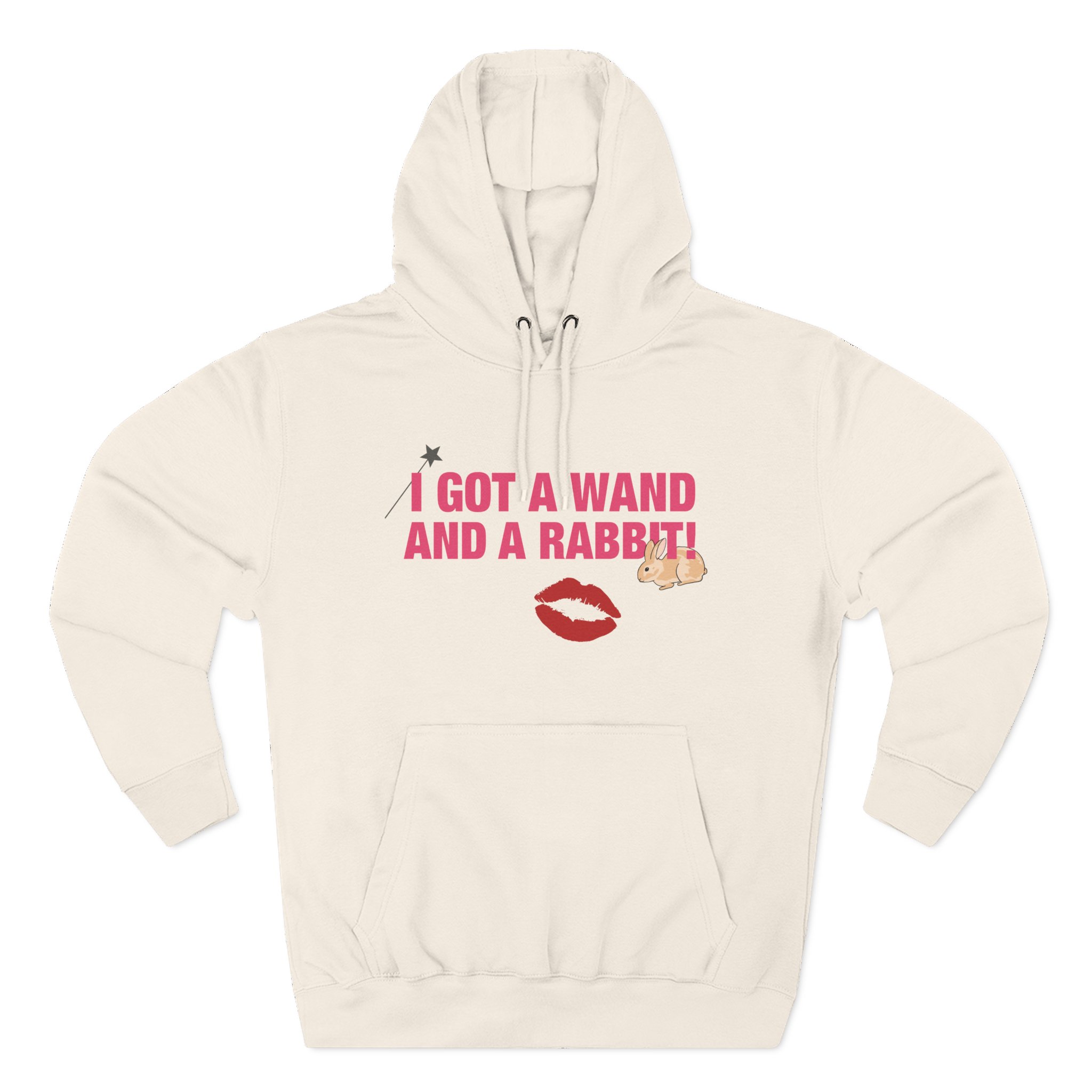 Chappell Roan Wand and a Rabbit Three-Panel Fleece Hoodie - Image 3
