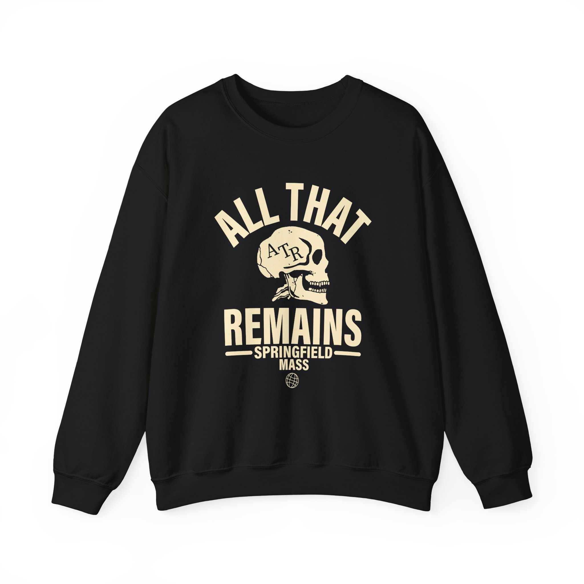 All That Remains Springfield Skull Unisex Heavy Blend™ Crewneck Sweatshirt