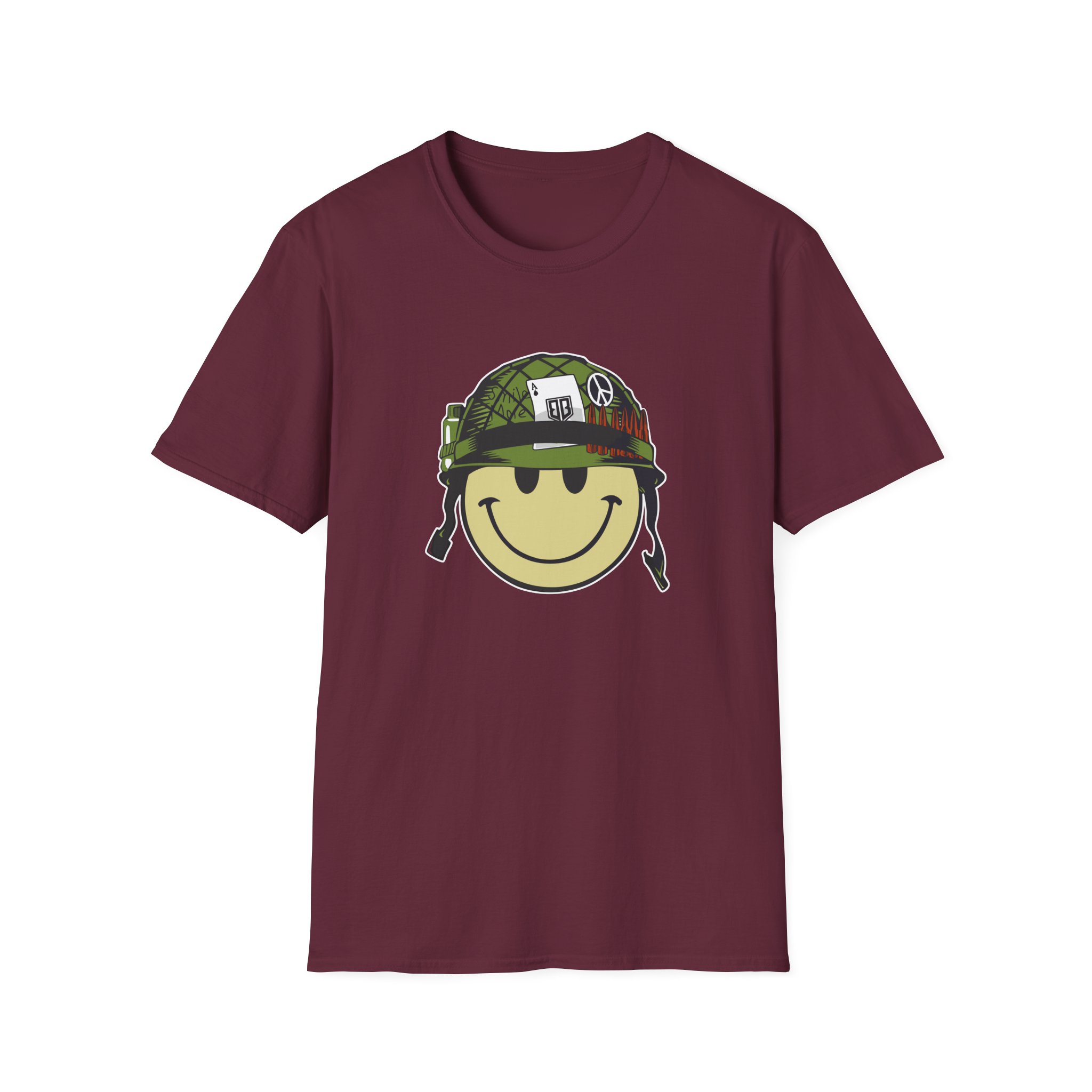 Roman Atwood Smiley Unisex Softstyle T-Shirt - Image 3