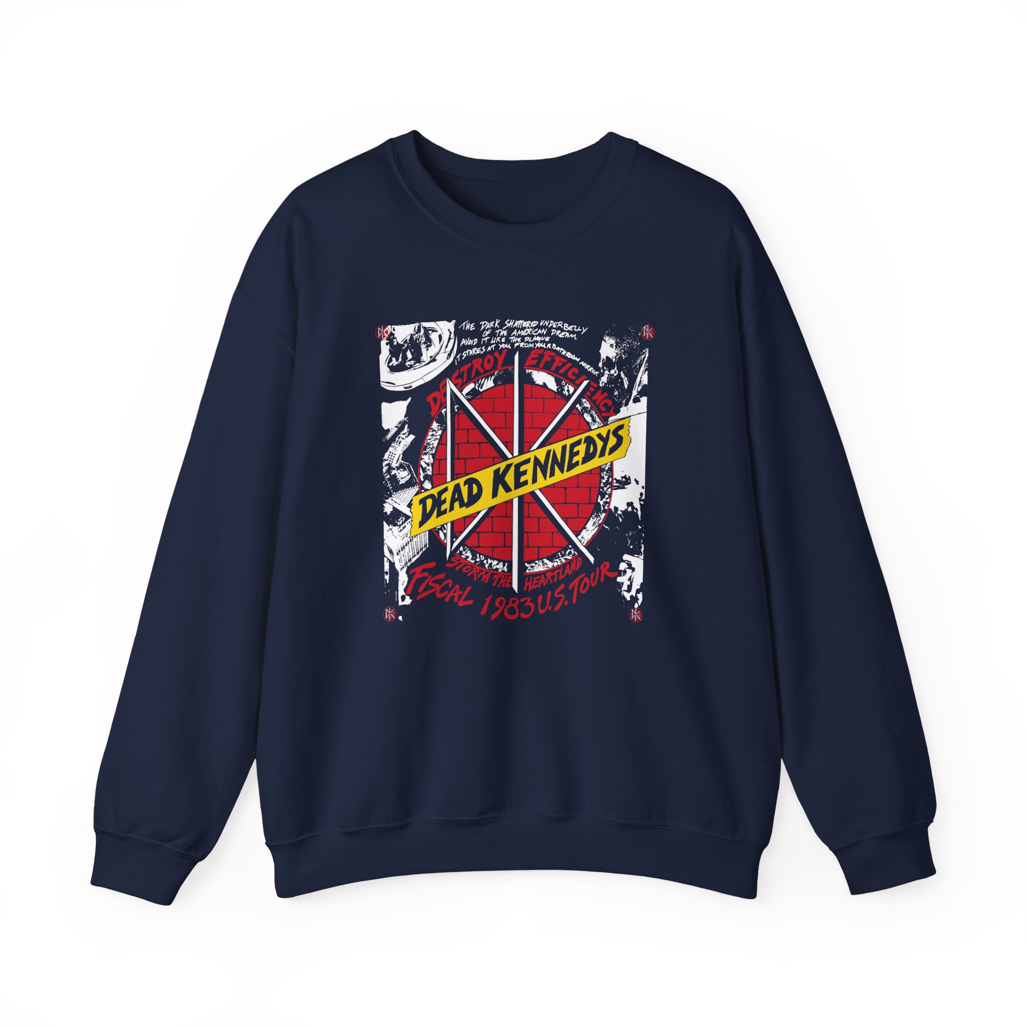 Dead Kennedys Destroy Efficiency 1983 Unisex Heavy Blend™ Crewneck Sweatshirt - Image 15