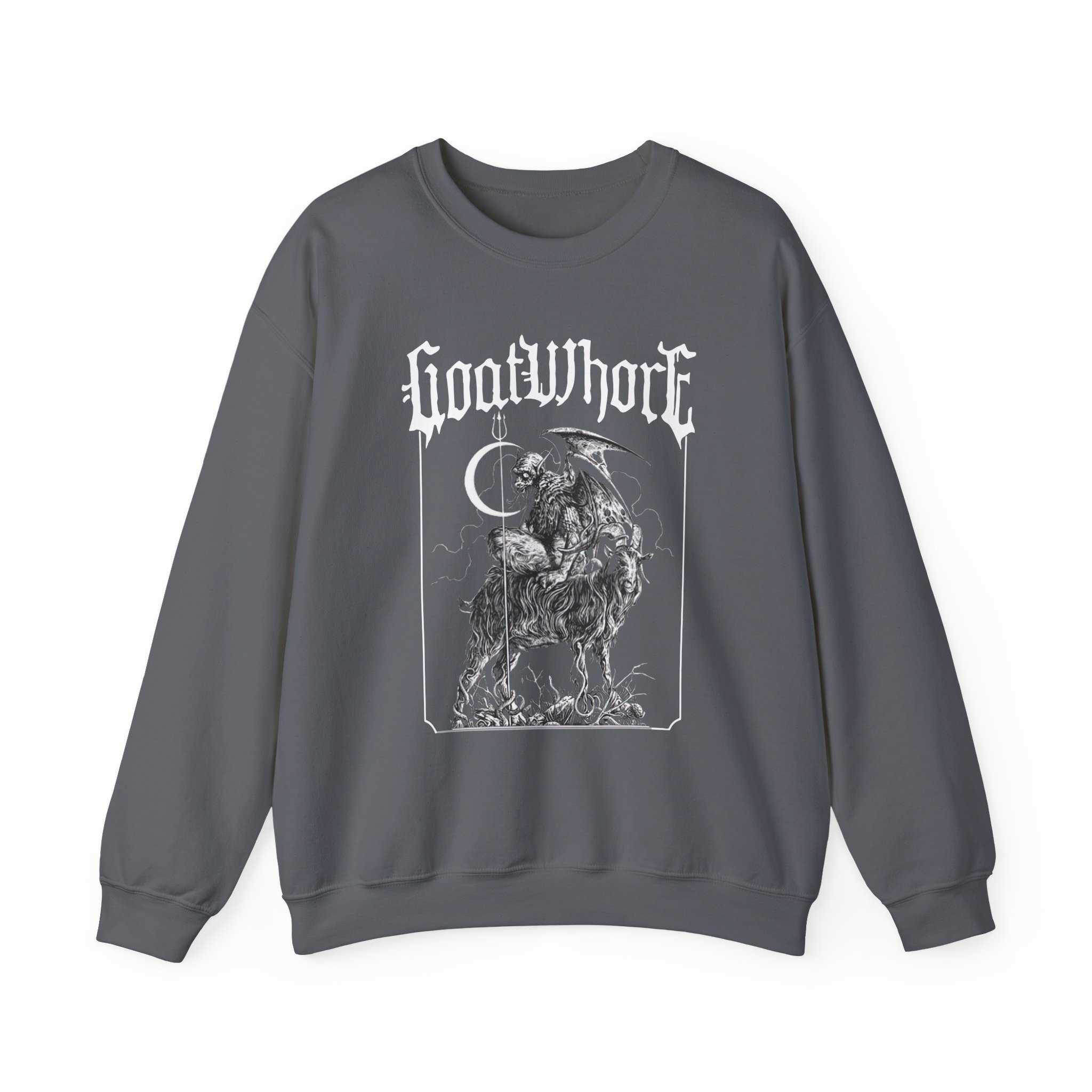 Goatwhore ghoul Unisex Heavy Blend™ Crewneck Sweatshirt - Image 9