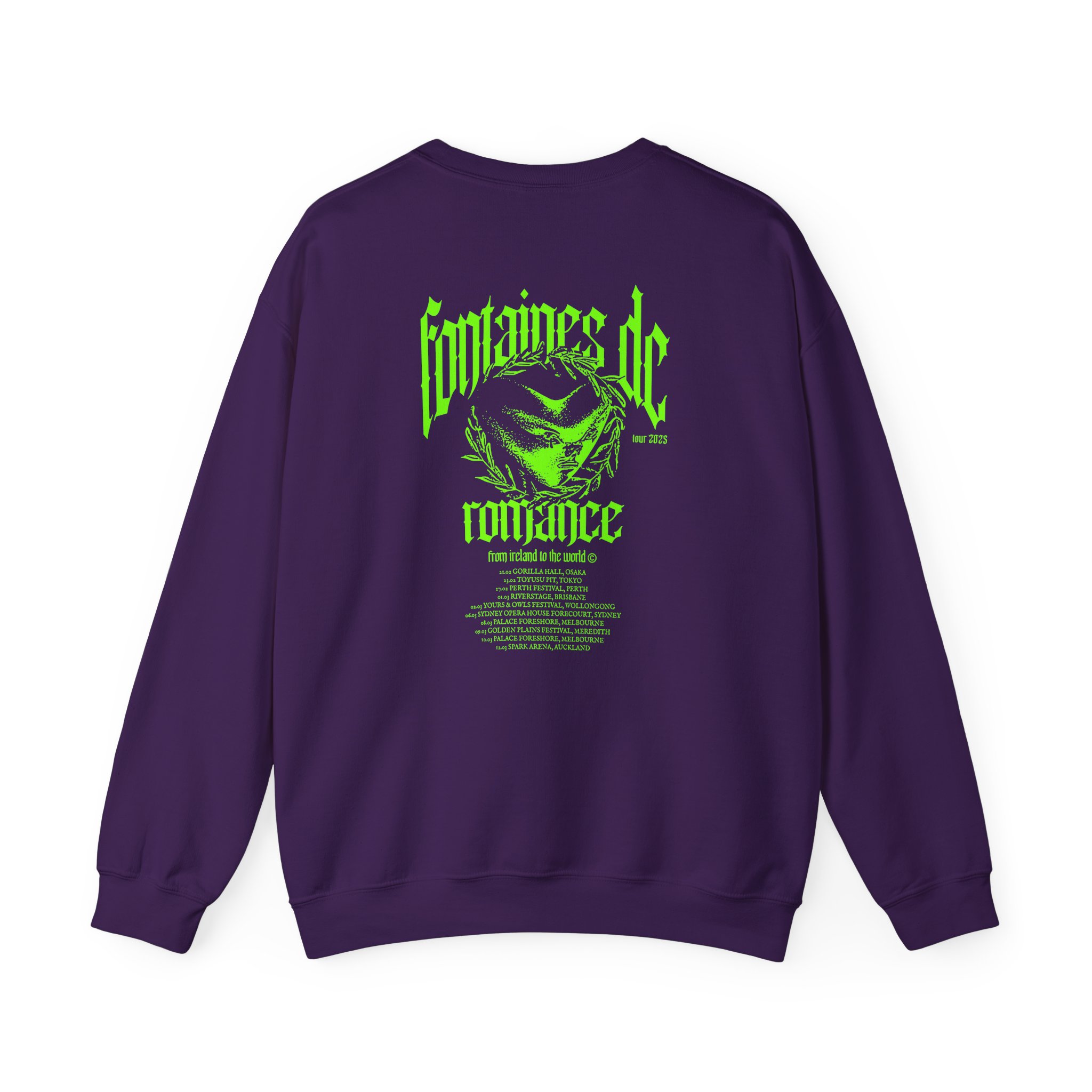 Fontaines D.C. Tour Unisex Heavy Blend™ Crewneck Sweatshirt - Image 18