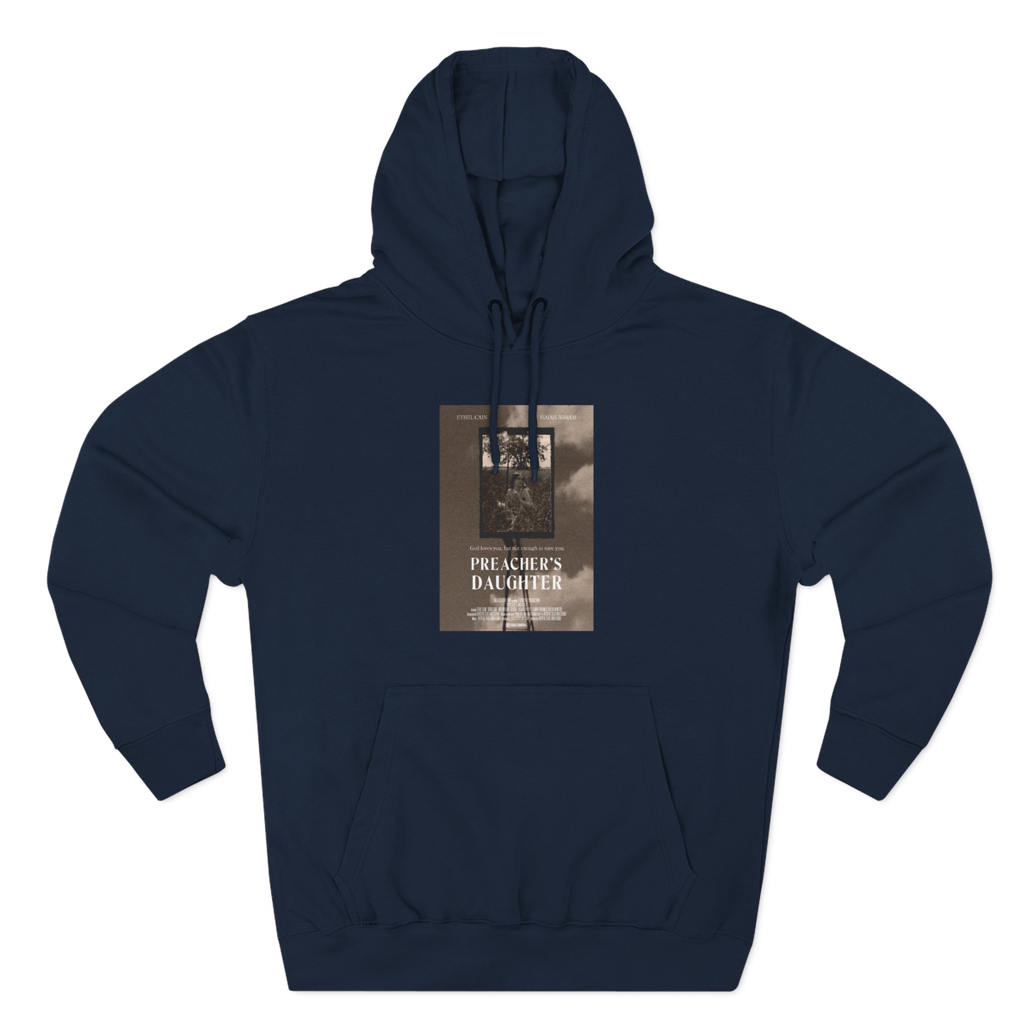 Ethel Cain Preacher's Daughter Movie Poster Three-Panel Fleece Hoodie - Image 17