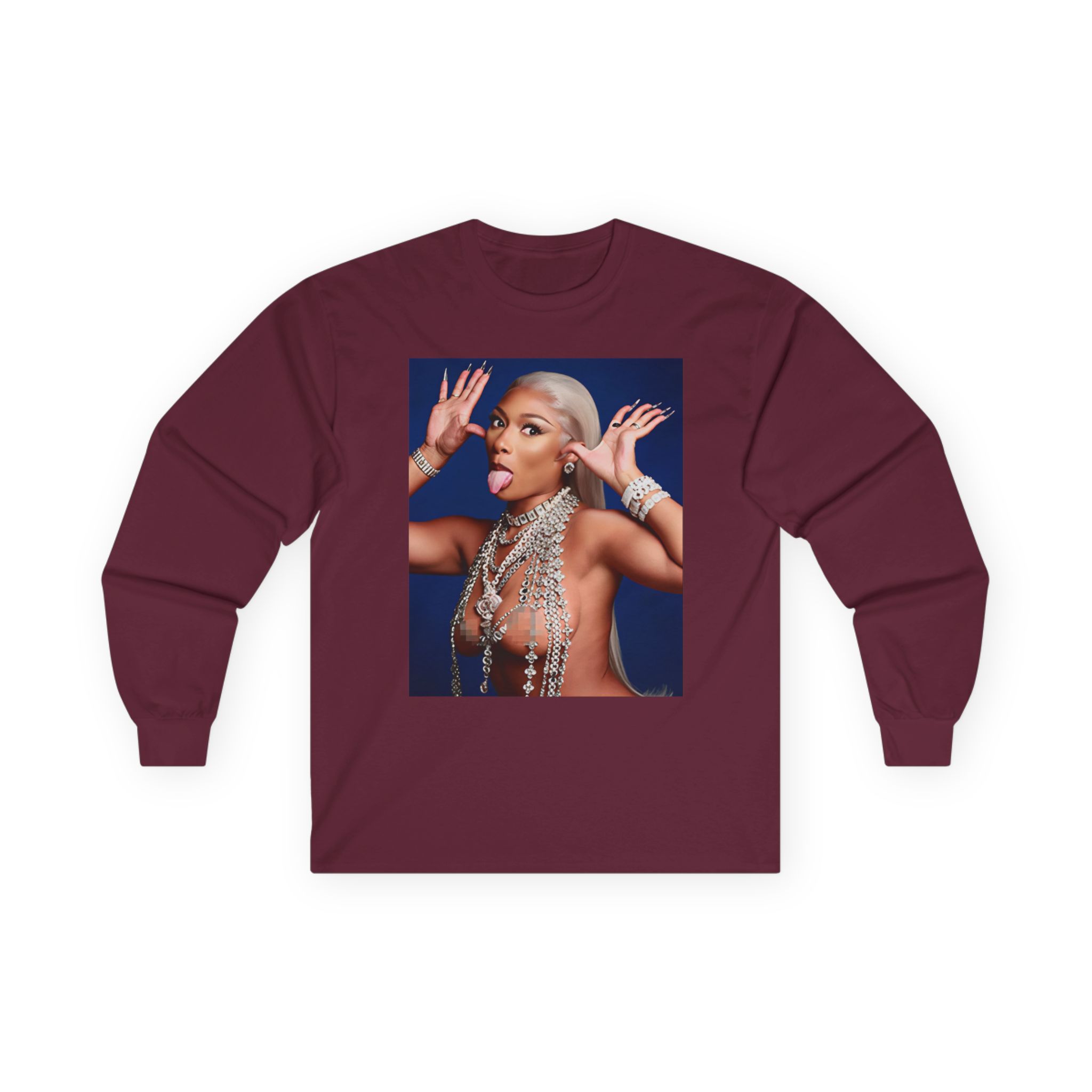 Megan Thee Stallion Hiss Tina Snow Unisex Ultra Cotton Long Sleeve Tee - Image 3