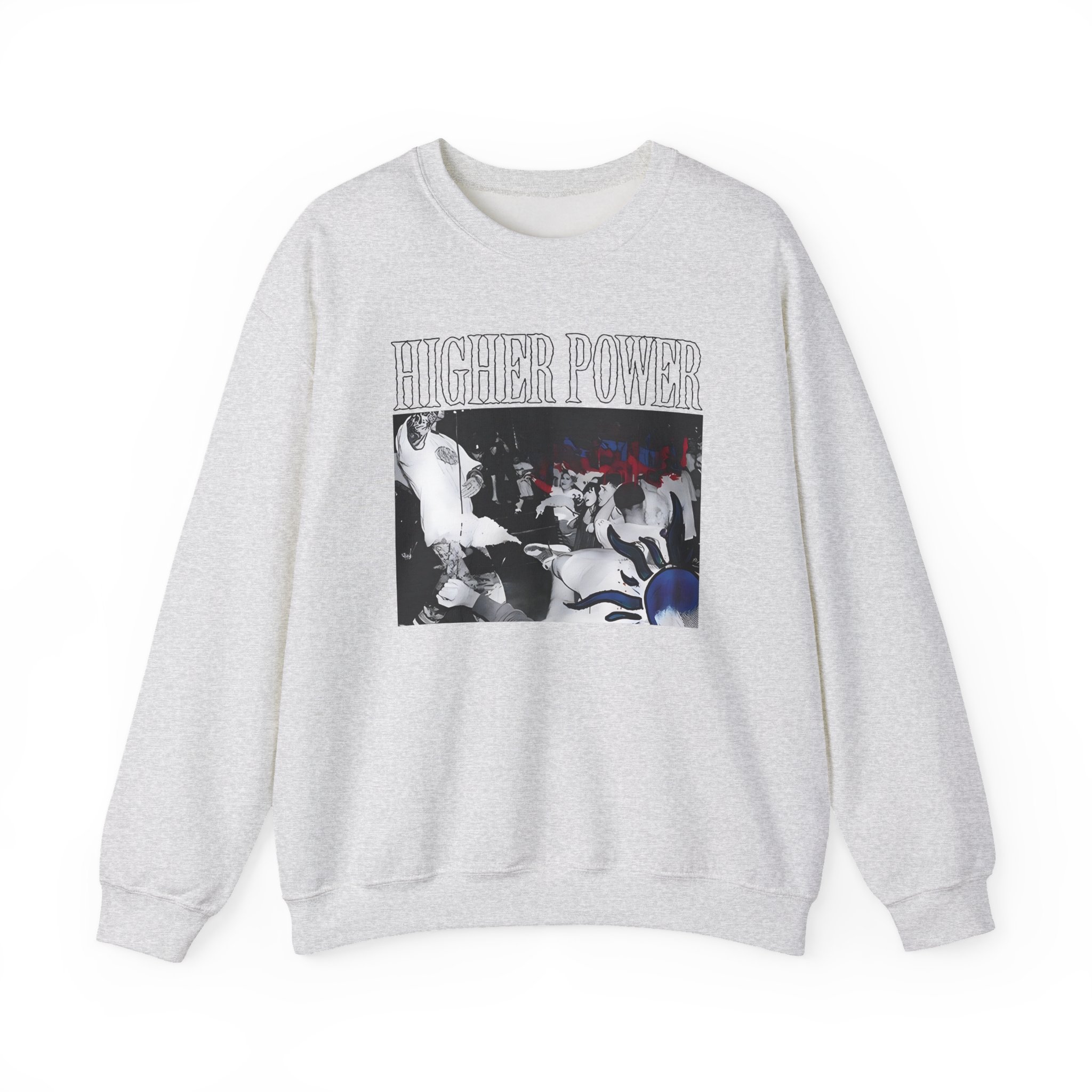 Higher Power Painted Photo Unisex Heavy Blend™ Crewneck Sweatshirt - Image 3
