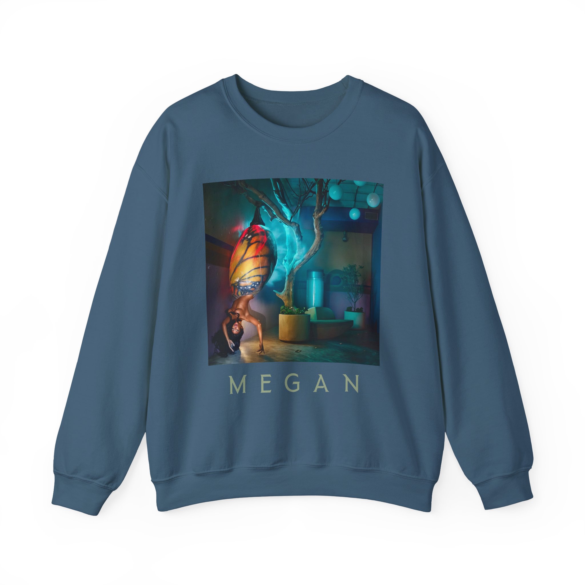 Megan Thee Stallion Butterfly Unisex Heavy Blend™ Crewneck Sweatshirt - Image 17