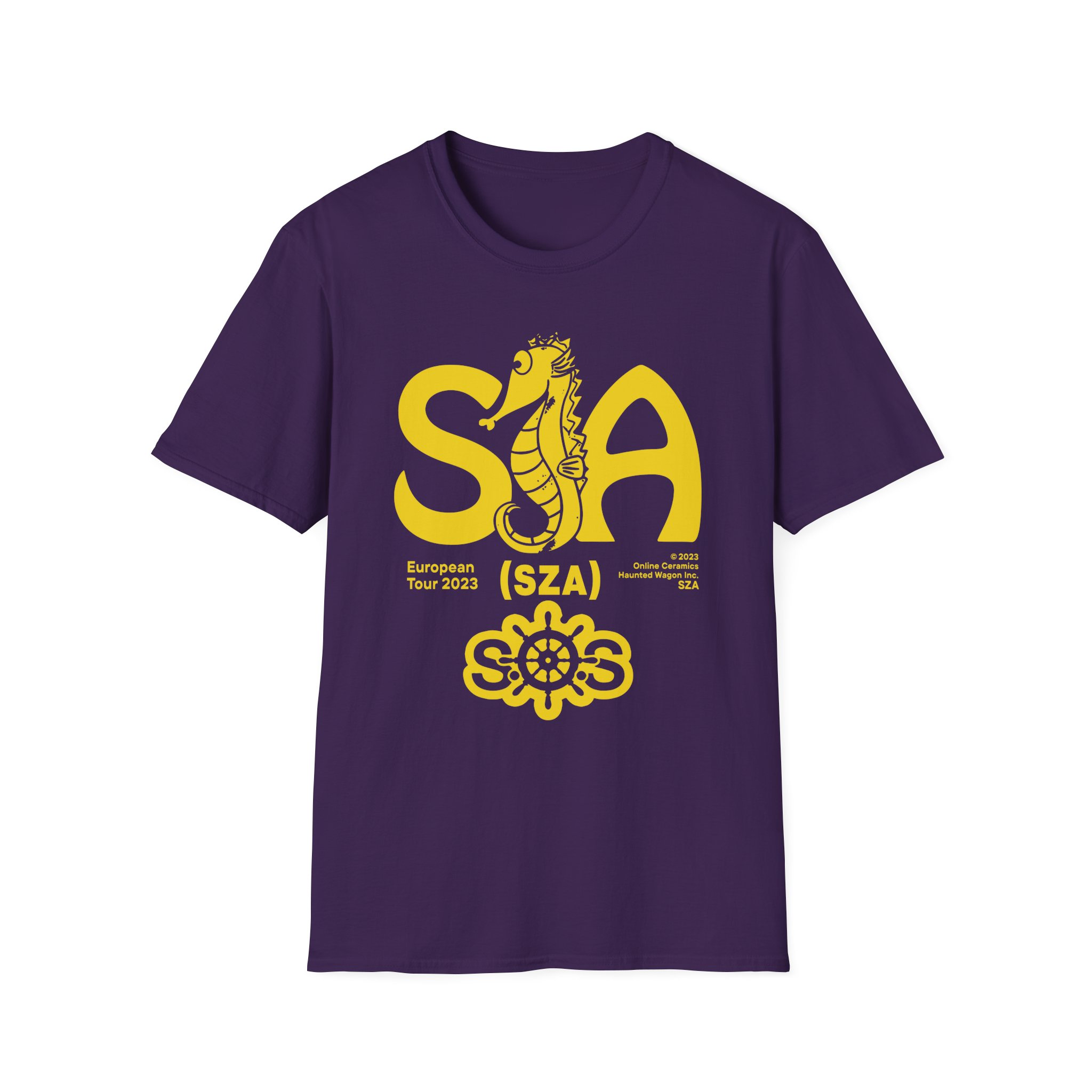 Sza Seahouse Tour Unisex Softstyle T-Shirt - Image 23