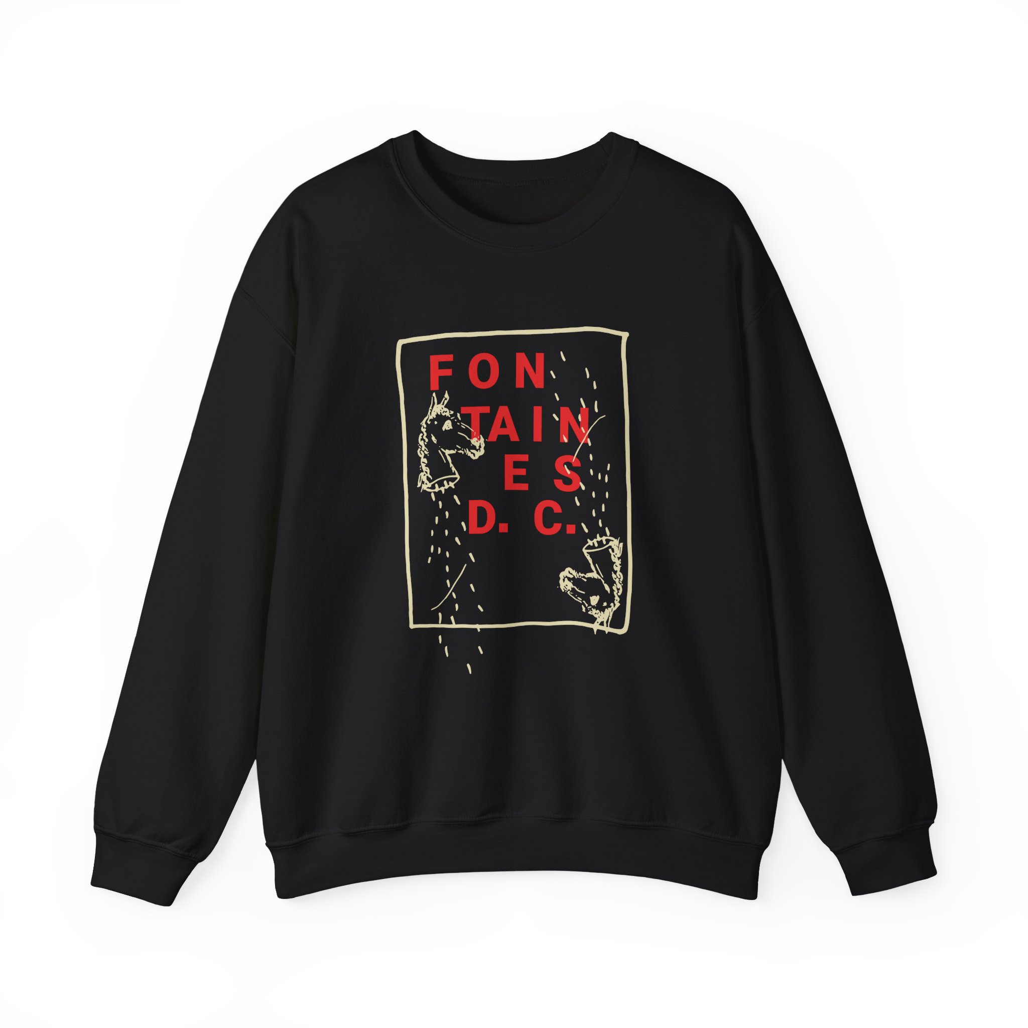 Fontaines Horse Head Unisex Heavy Blend™ Crewneck Sweatshirt