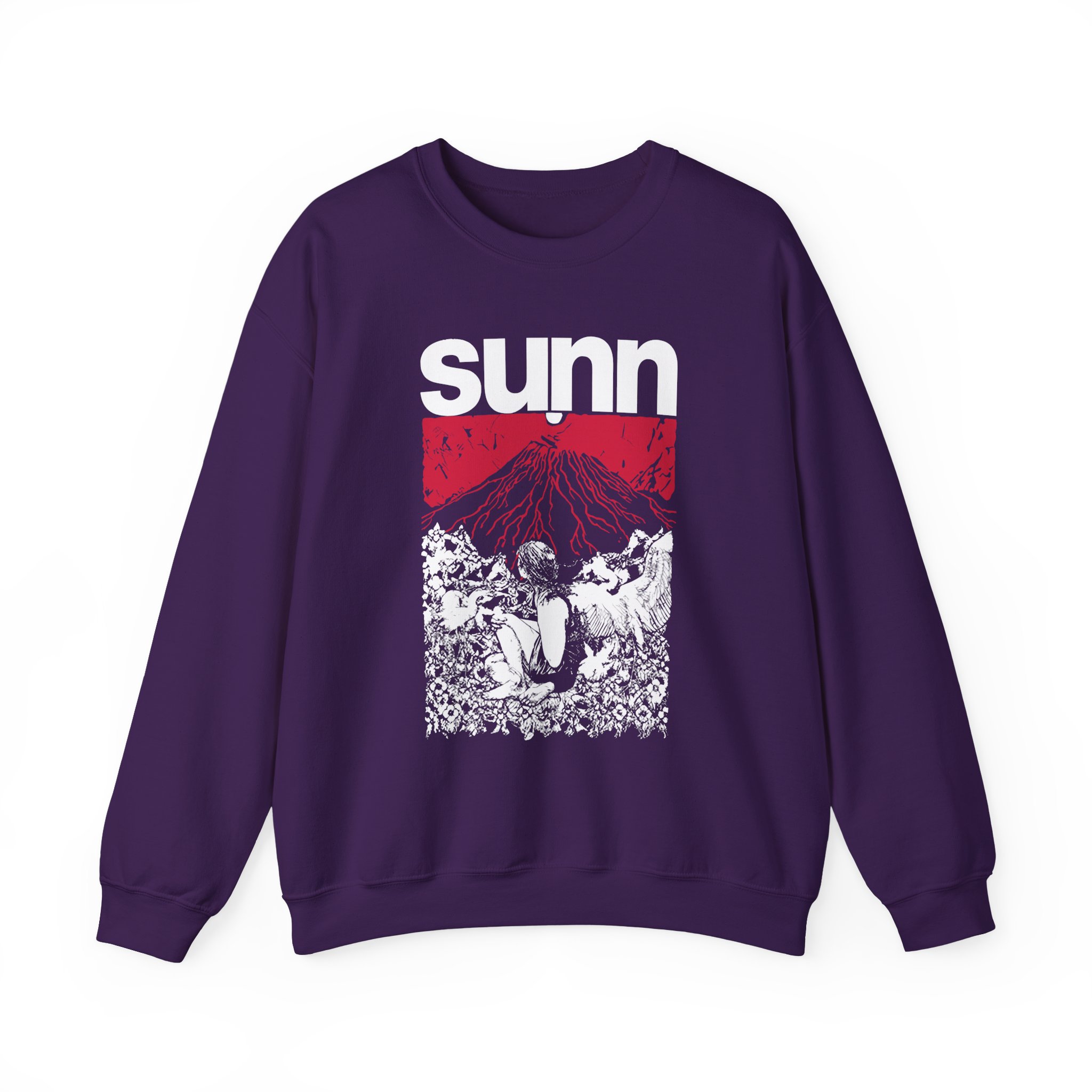 Sunn O Caroline Harrison Volcano Unisex Heavy Blend™ Crewneck Sweatshirt - Image 17