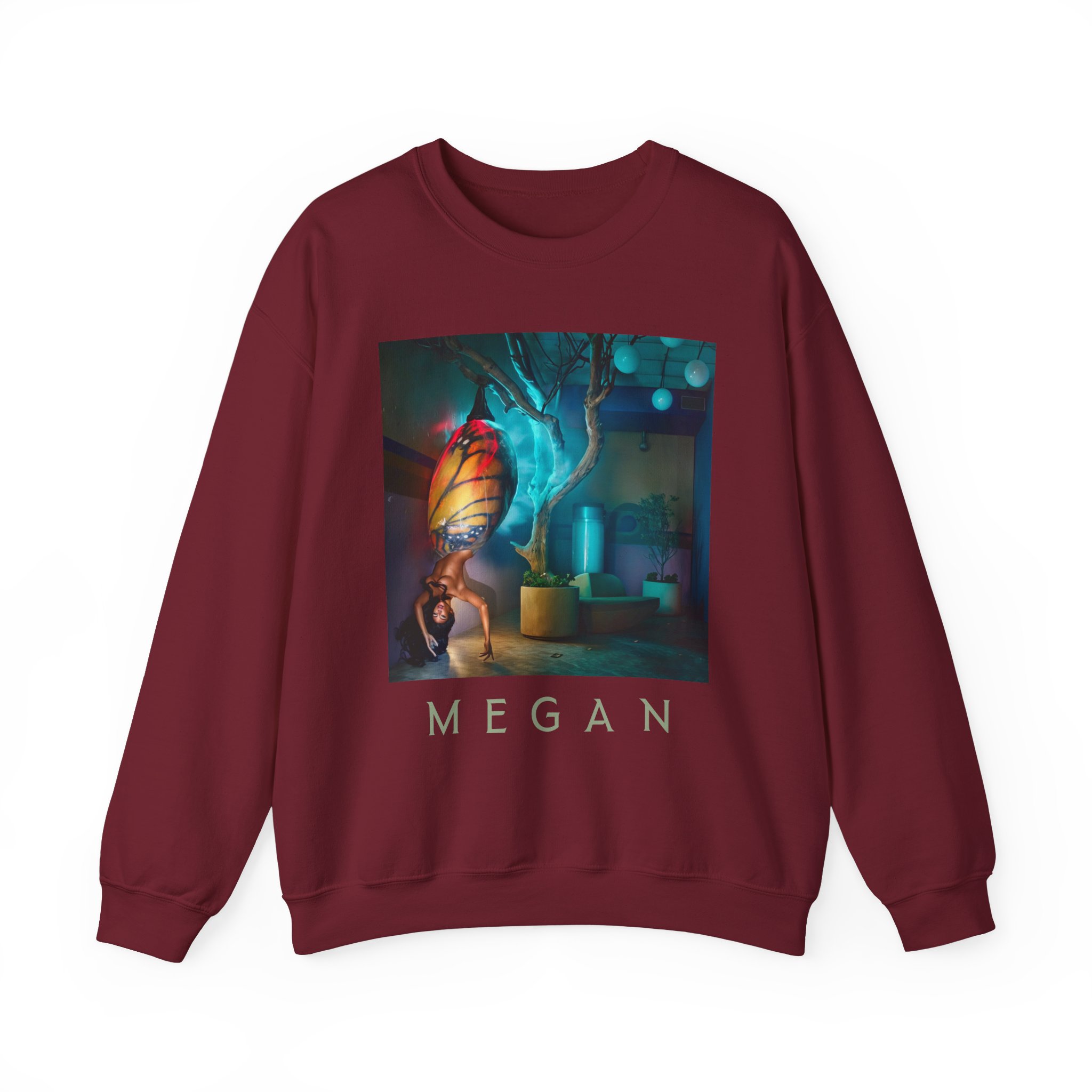 Megan Thee Stallion Butterfly Unisex Heavy Blend™ Crewneck Sweatshirt - Image 25