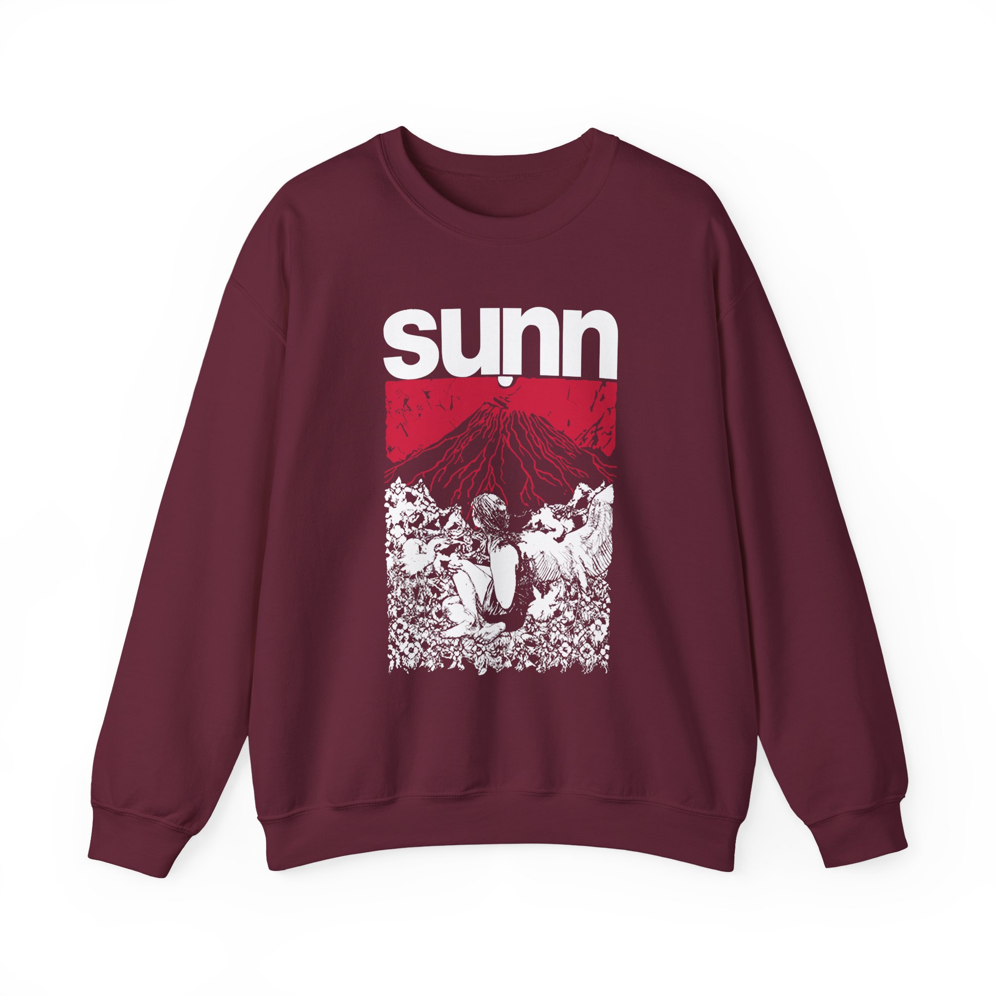 Sunn O Caroline Harrison Volcano Unisex Heavy Blend™ Crewneck Sweatshirt - Image 5
