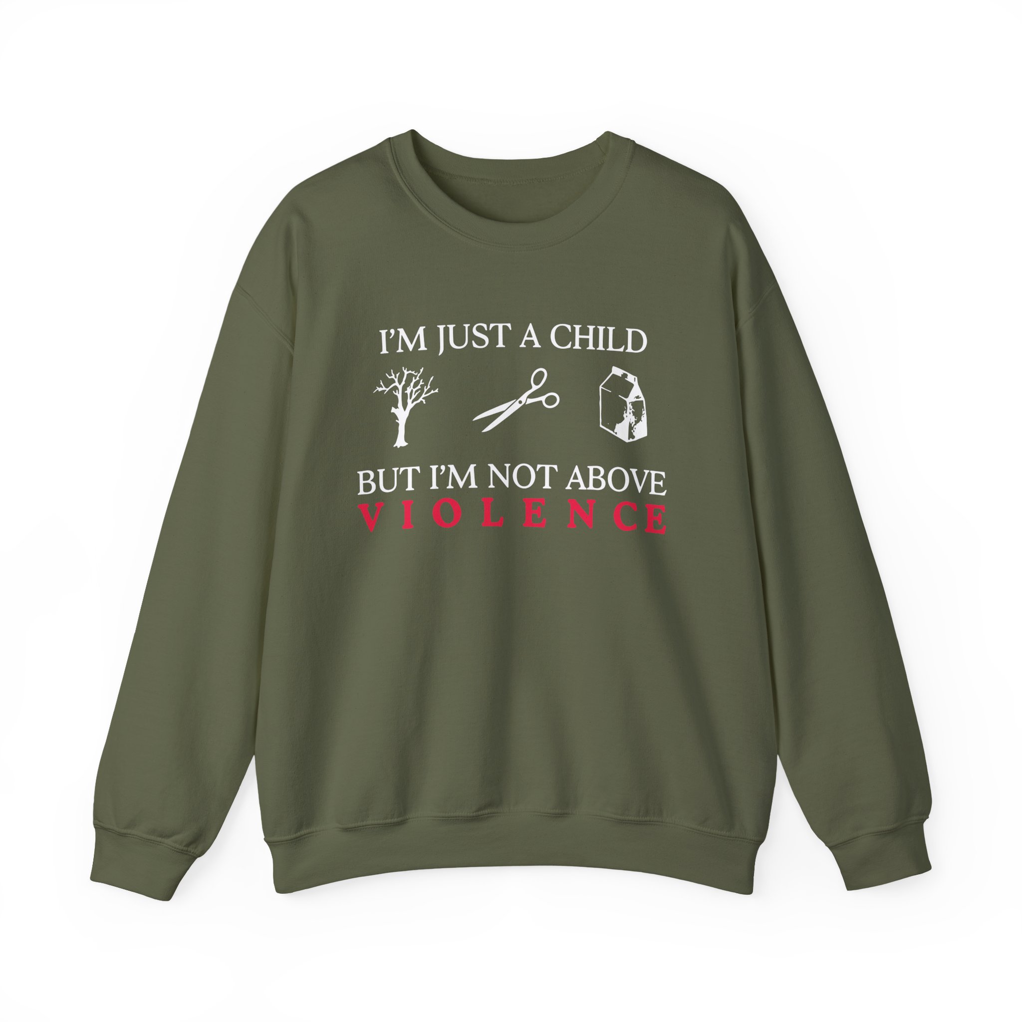 Ethel Cain Not Above Violence Unisex Heavy Blend™ Crewneck Sweatshirt - Image 7