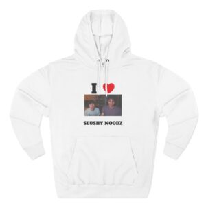 Slushy Noobz I Heart Three-Panel Fleece Hoodie