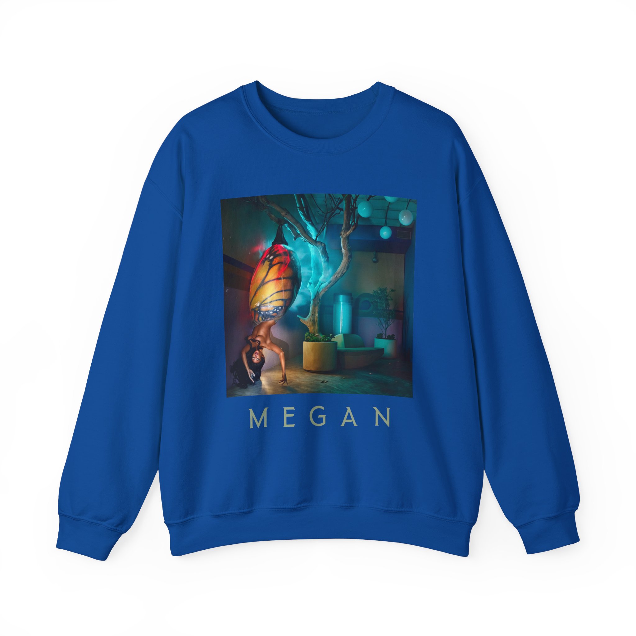 Megan Thee Stallion Butterfly Unisex Heavy Blend™ Crewneck Sweatshirt - Image 19