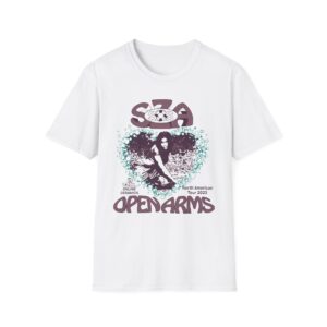 Sza Open Arms Tour Sand Unisex Softstyle T-Shirt
