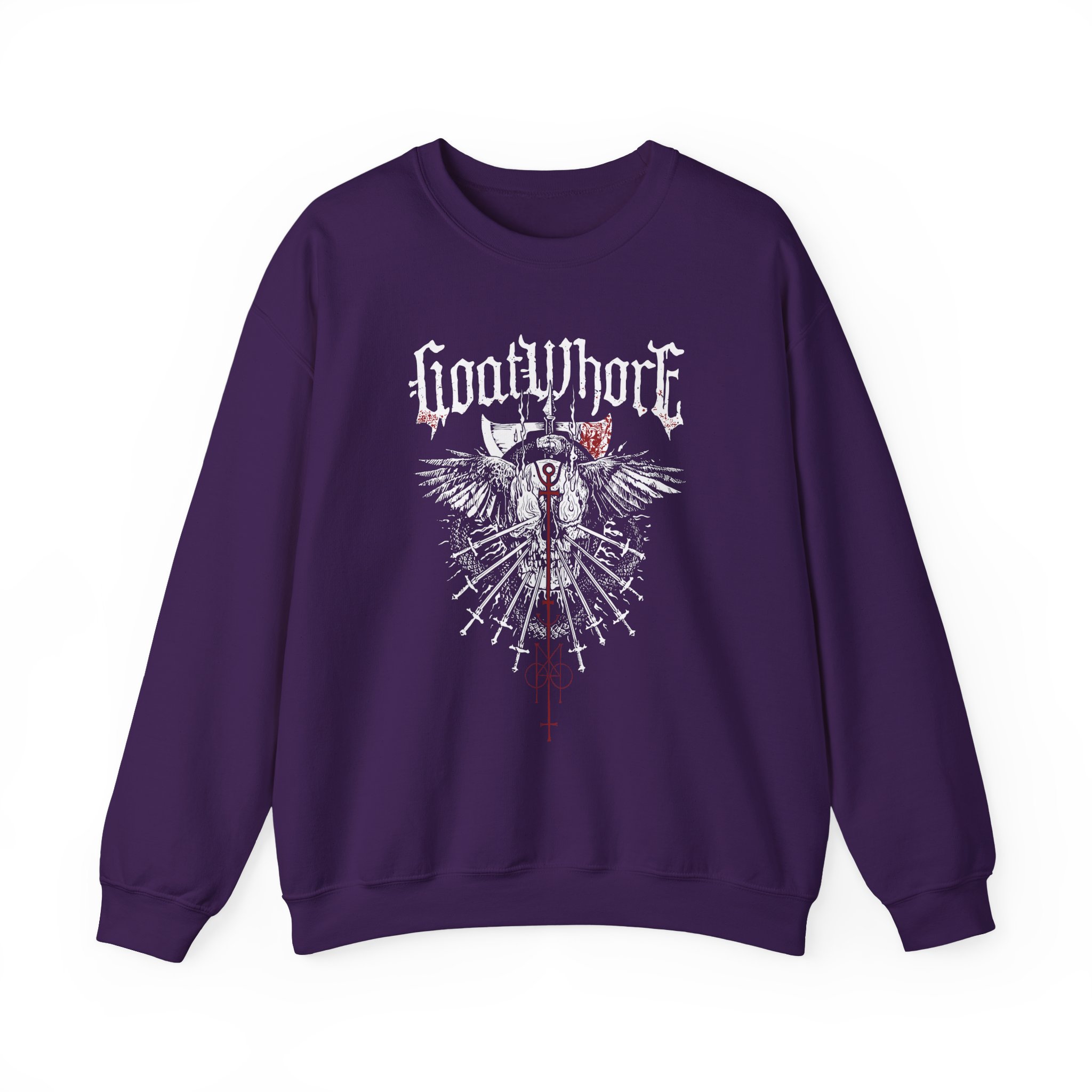 Goatwhore Venomous Evocation Unisex Heavy Blend™ Crewneck Sweatshirt - Image 7