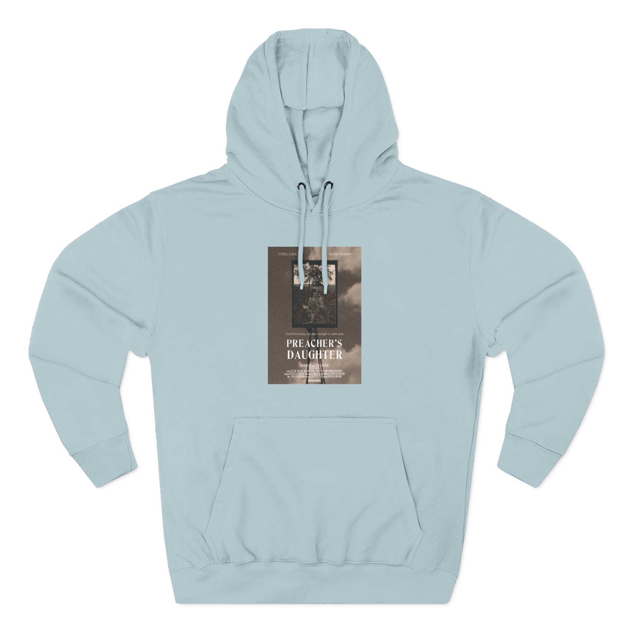 Ethel Cain Preacher's Daughter Movie Poster Three-Panel Fleece Hoodie - Image 13