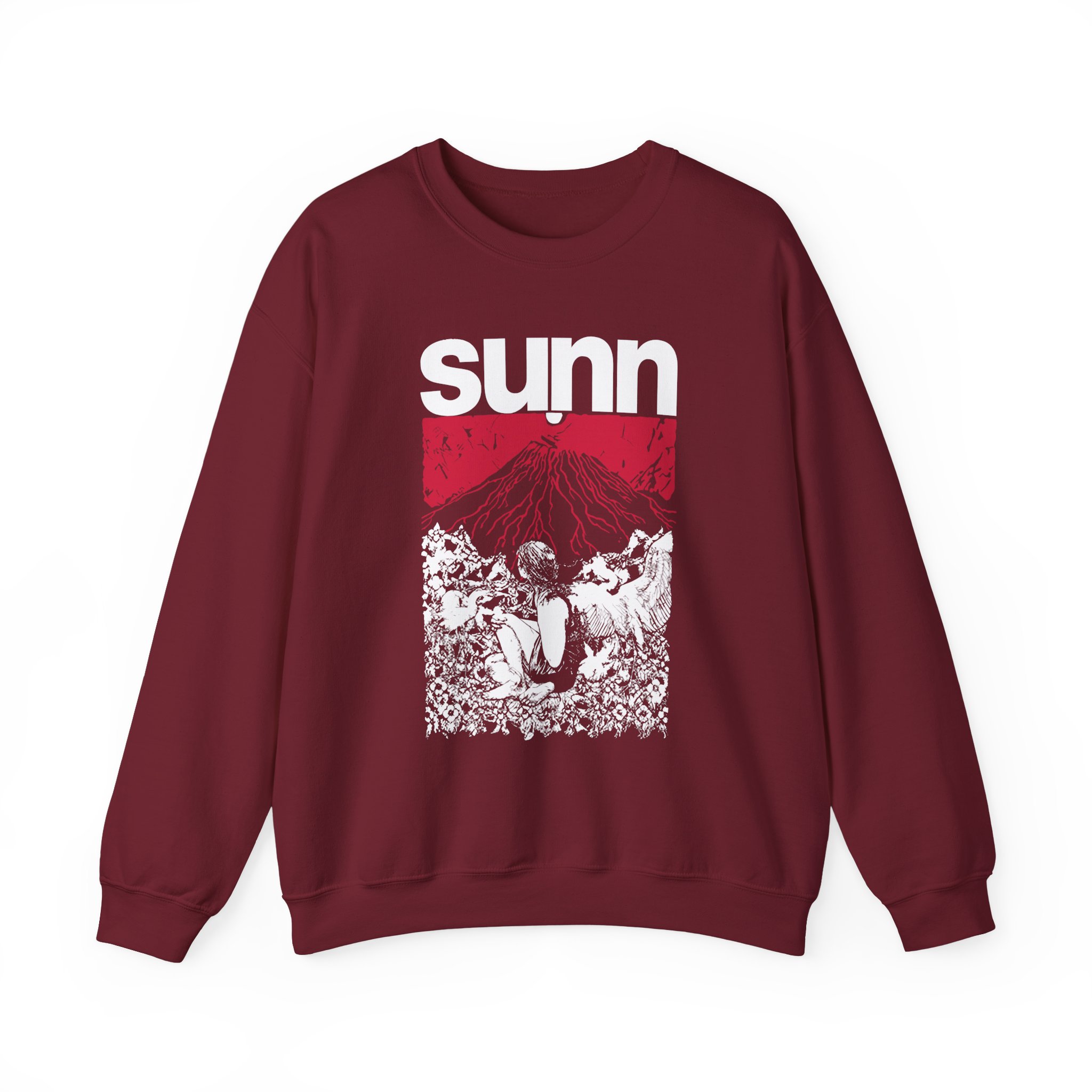 Sunn O Caroline Harrison Volcano Unisex Heavy Blend™ Crewneck Sweatshirt - Image 19