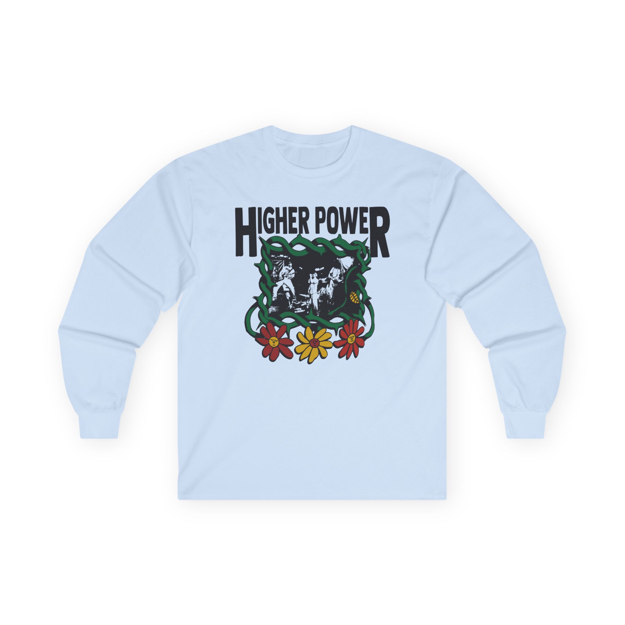 Higher Power Flowers Unisex Ultra Cotton Long Sleeve Tee - Image 7