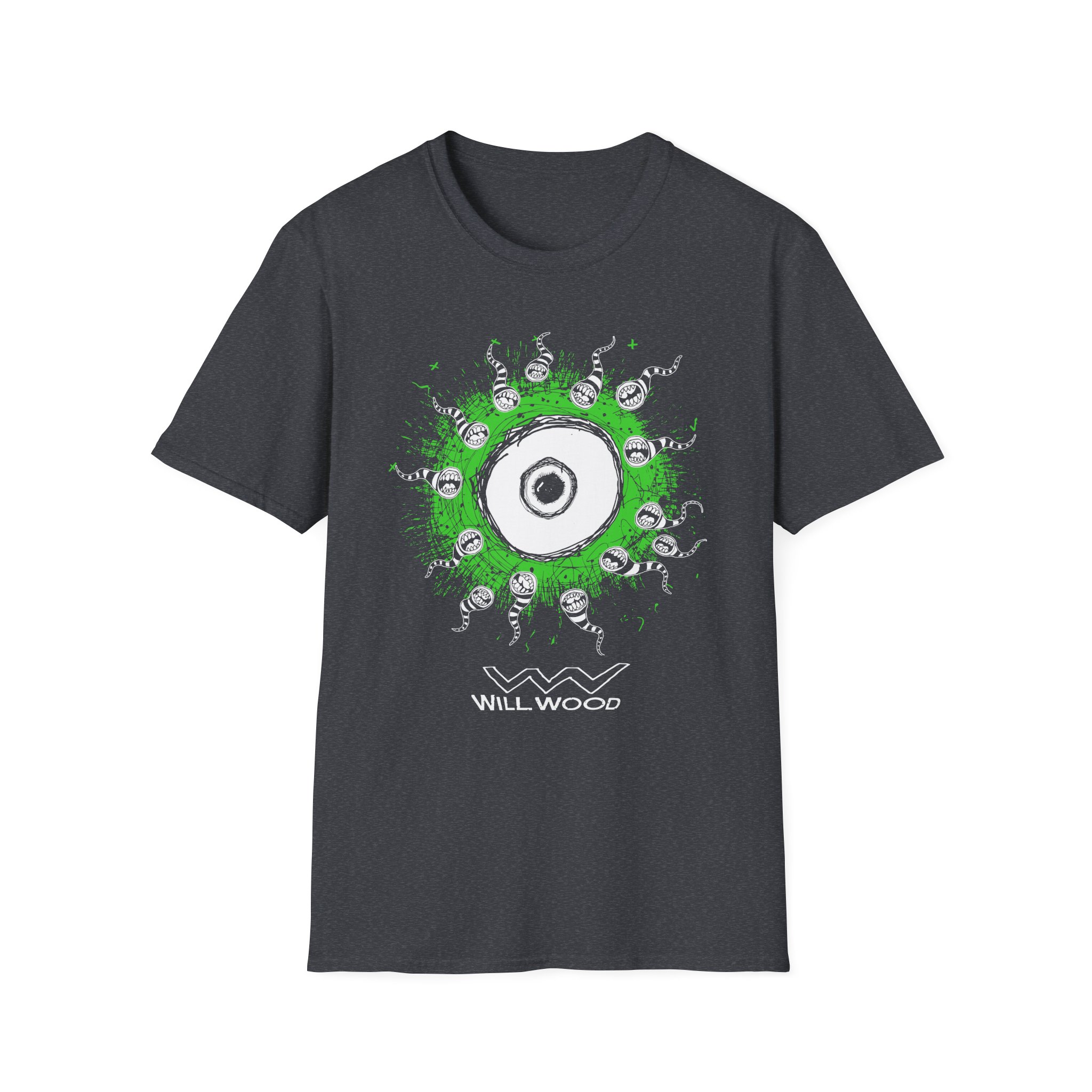 Will Wood Eye Unisex Softstyle T-Shirt - Image 17