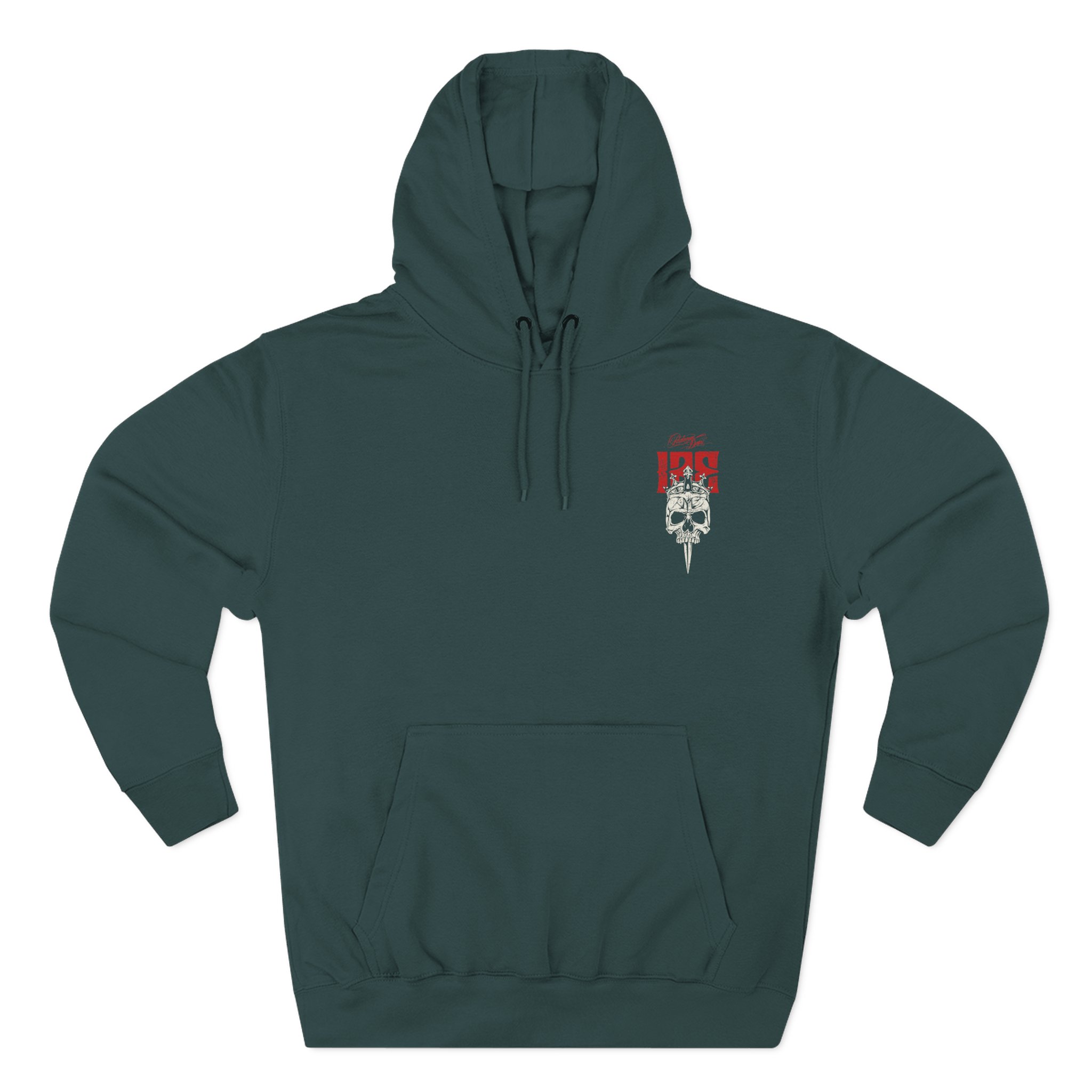 Parkway Drive IRE Skull Three-Panel Fleece Hoodie - Image 5