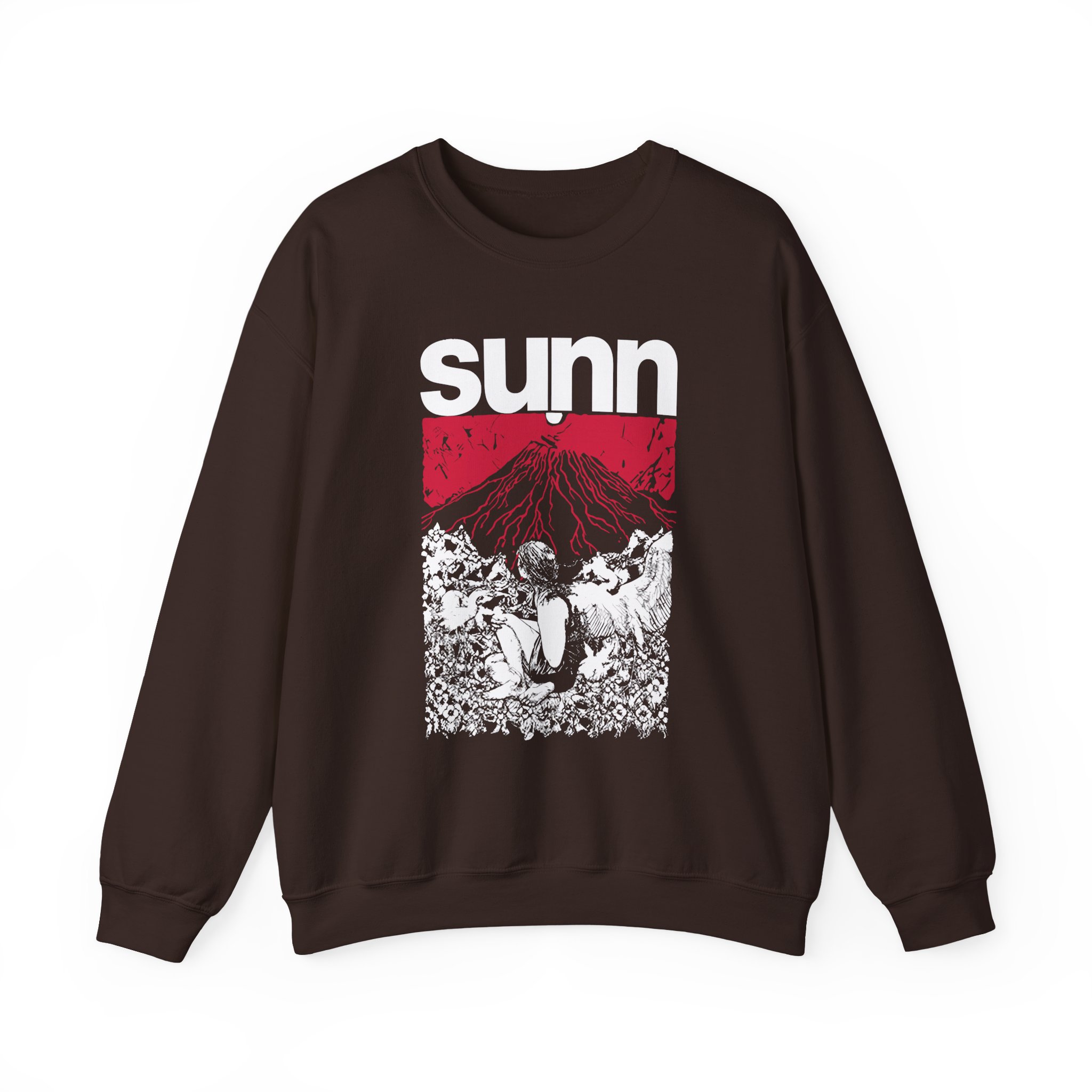 Sunn O Caroline Harrison Volcano Unisex Heavy Blend™ Crewneck Sweatshirt - Image 7