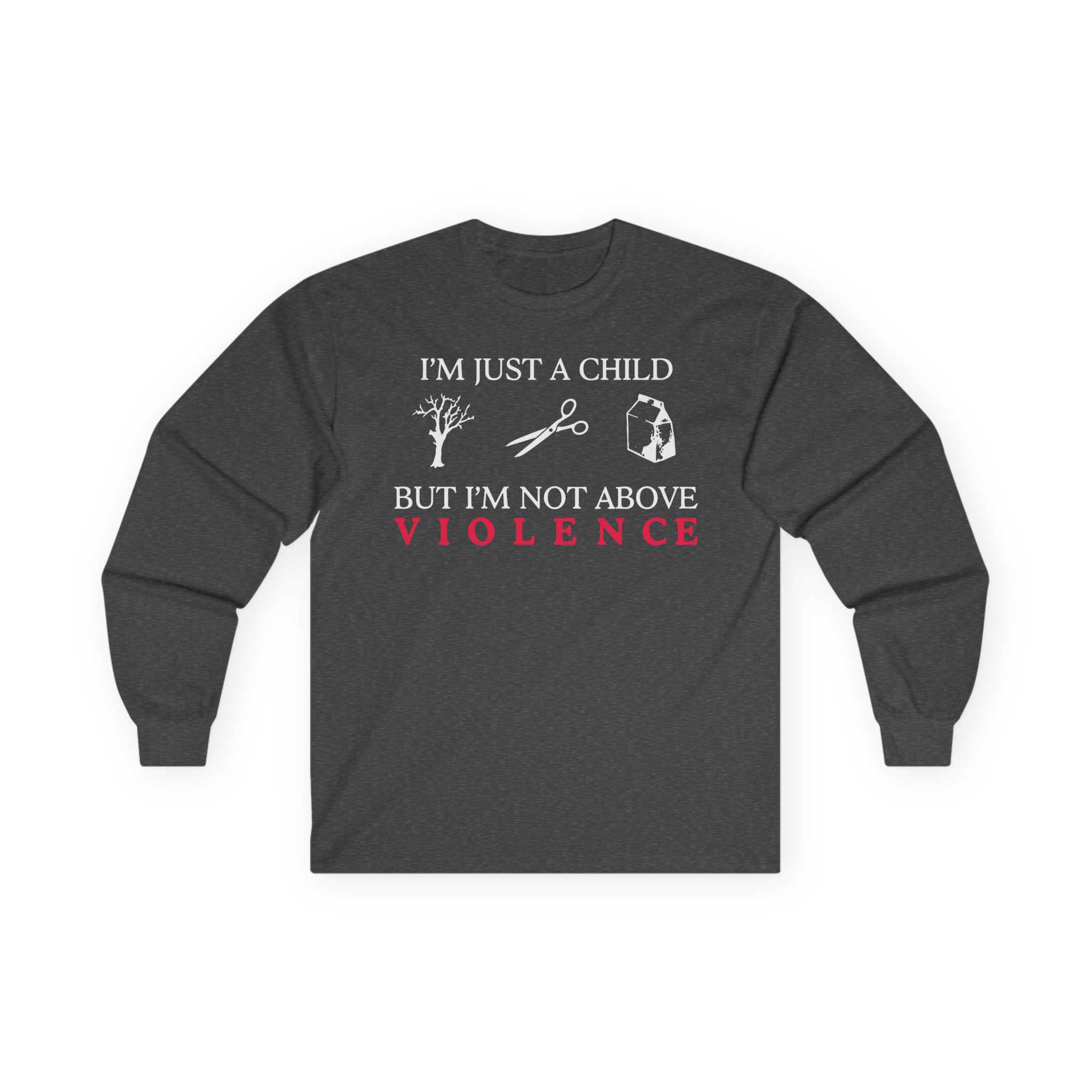 Ethel Cain Not Above Violence Unisex Ultra Cotton Long Sleeve Tee - Image 7