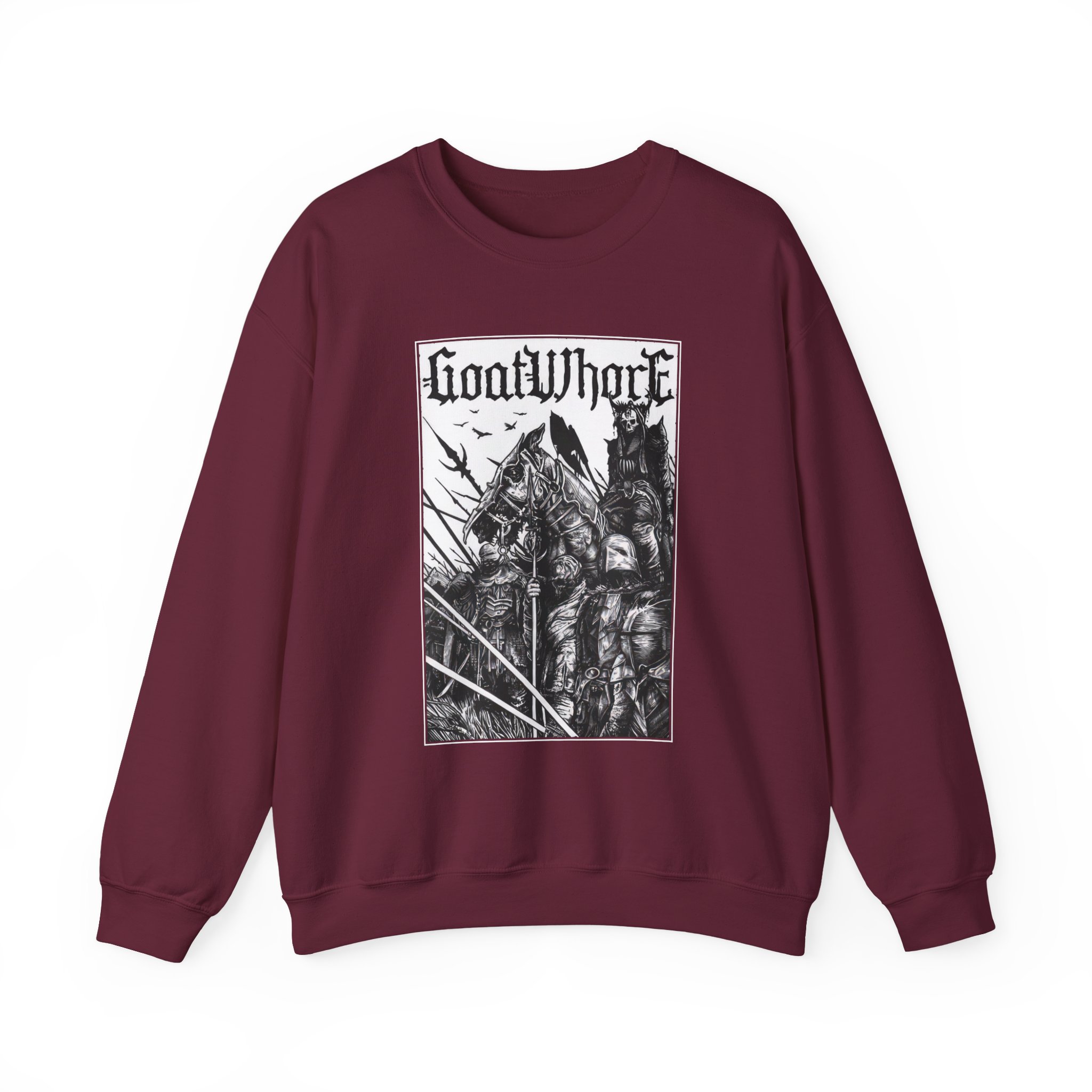 Goatwhore no Mercy Unisex Heavy Blend™ Crewneck Sweatshirt - Image 3