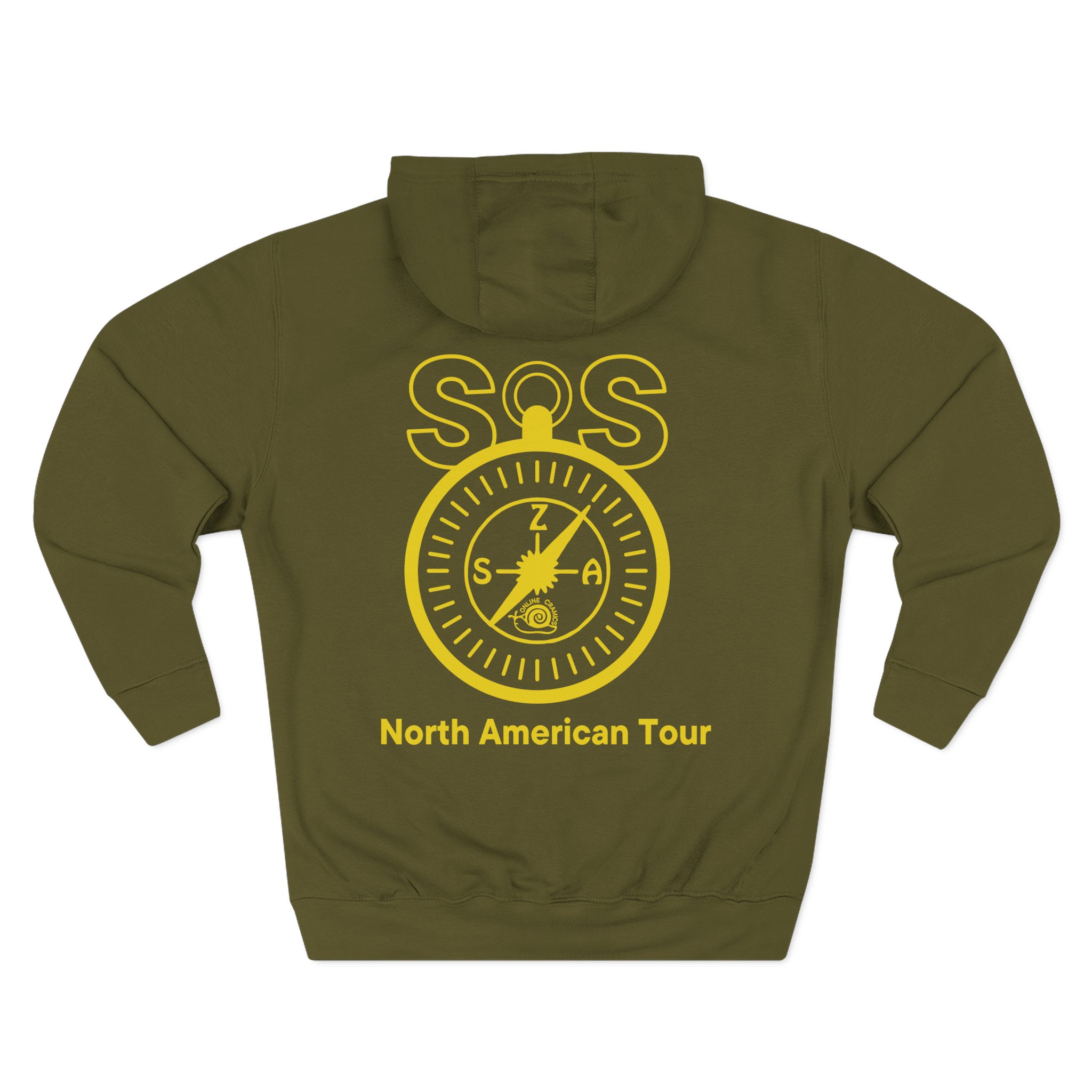 Sza I Did It All for Love North America Tour Three-Panel Fleece Hoodie - Image 6