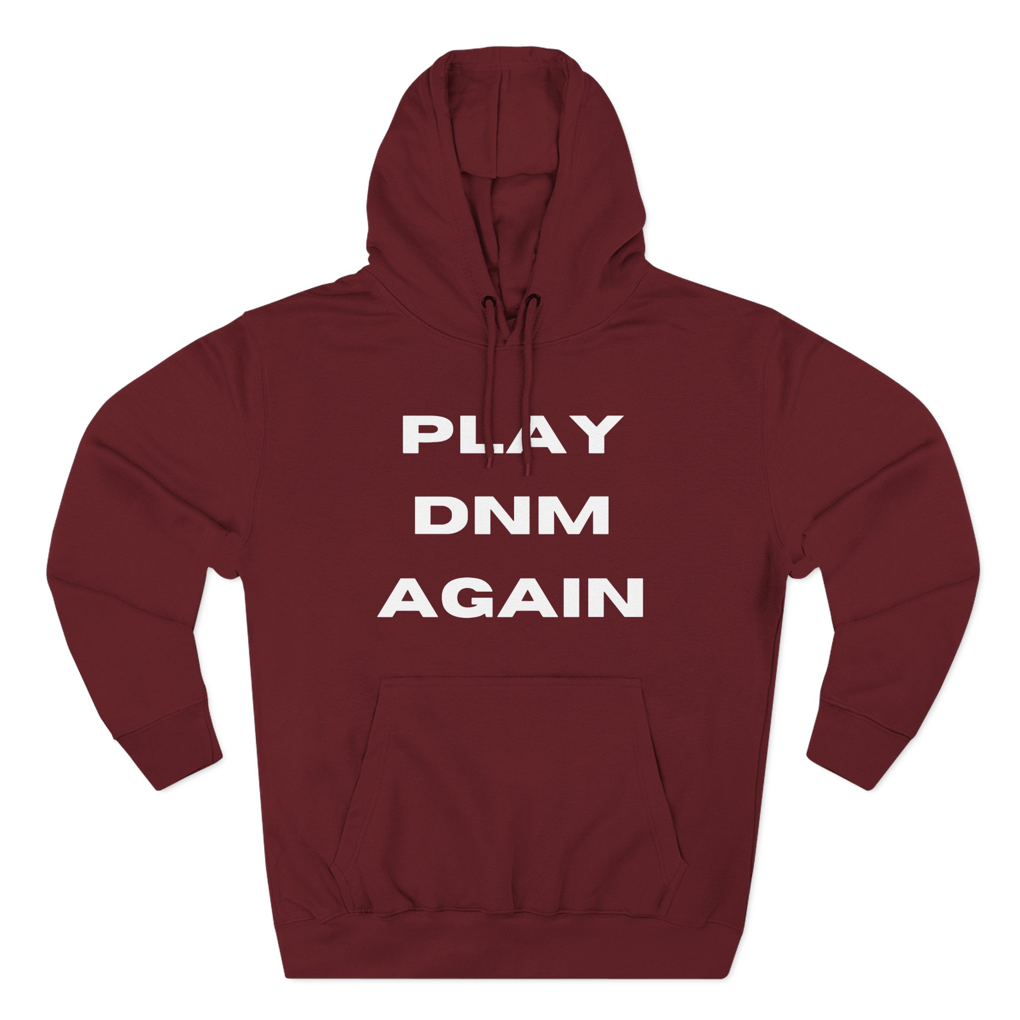 Mkgee’s “dnm” Three-Panel Fleece Hoodie - Image 11