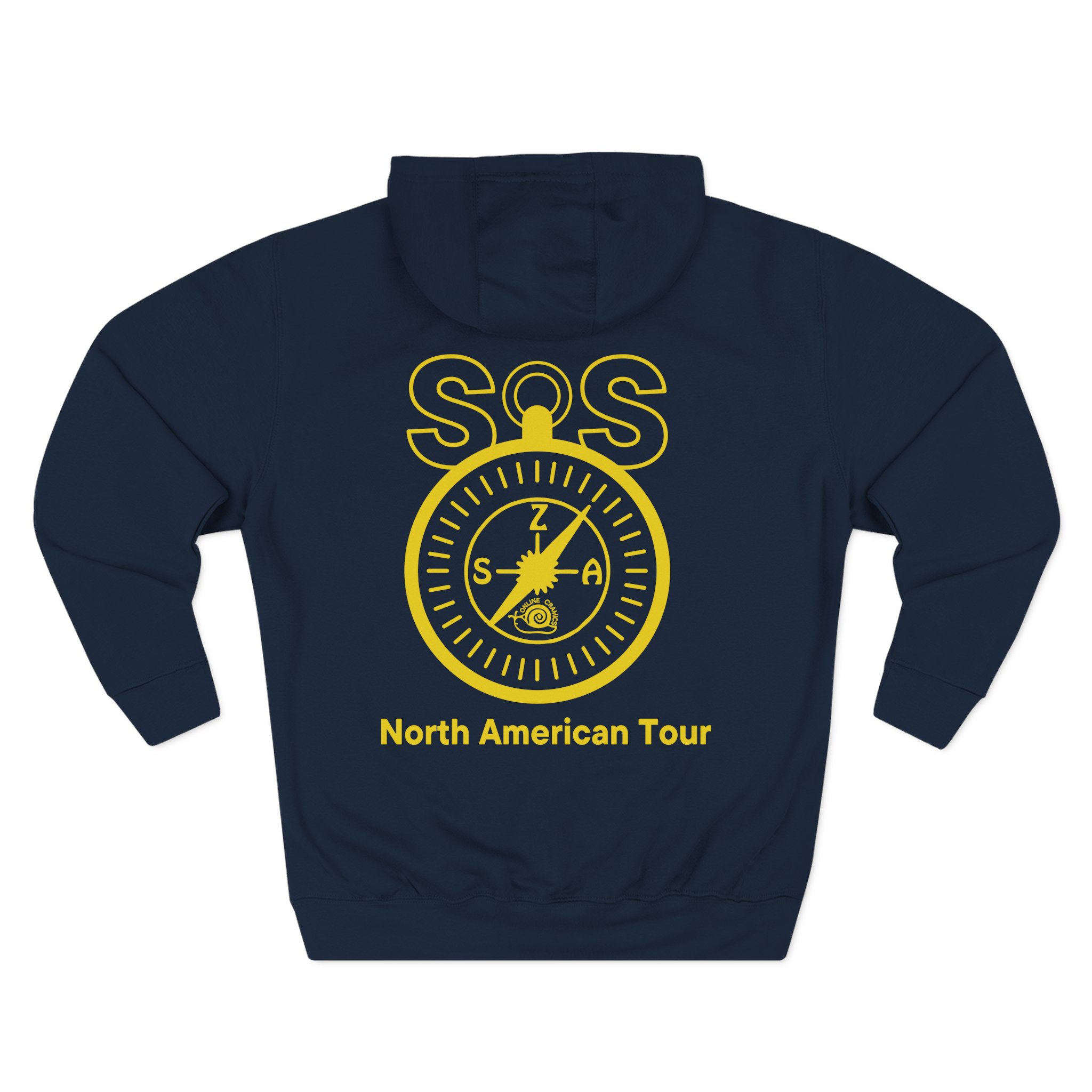 Sza I Did It All for Love North America Tour Three-Panel Fleece Hoodie - Image 12