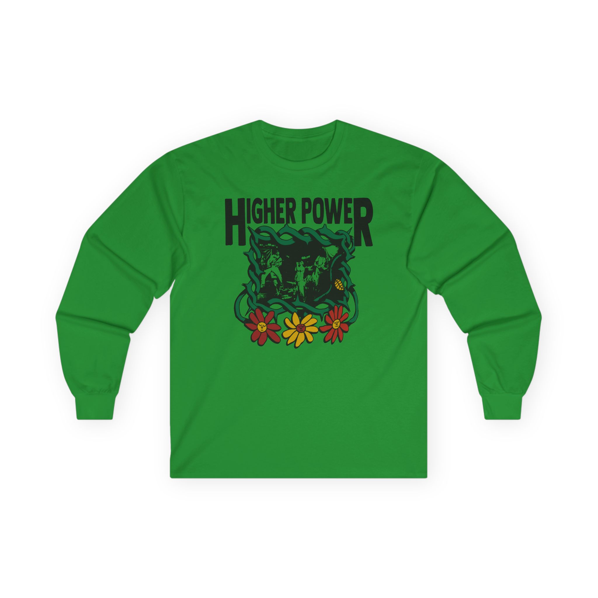 Higher Power Flowers Unisex Ultra Cotton Long Sleeve Tee - Image 5