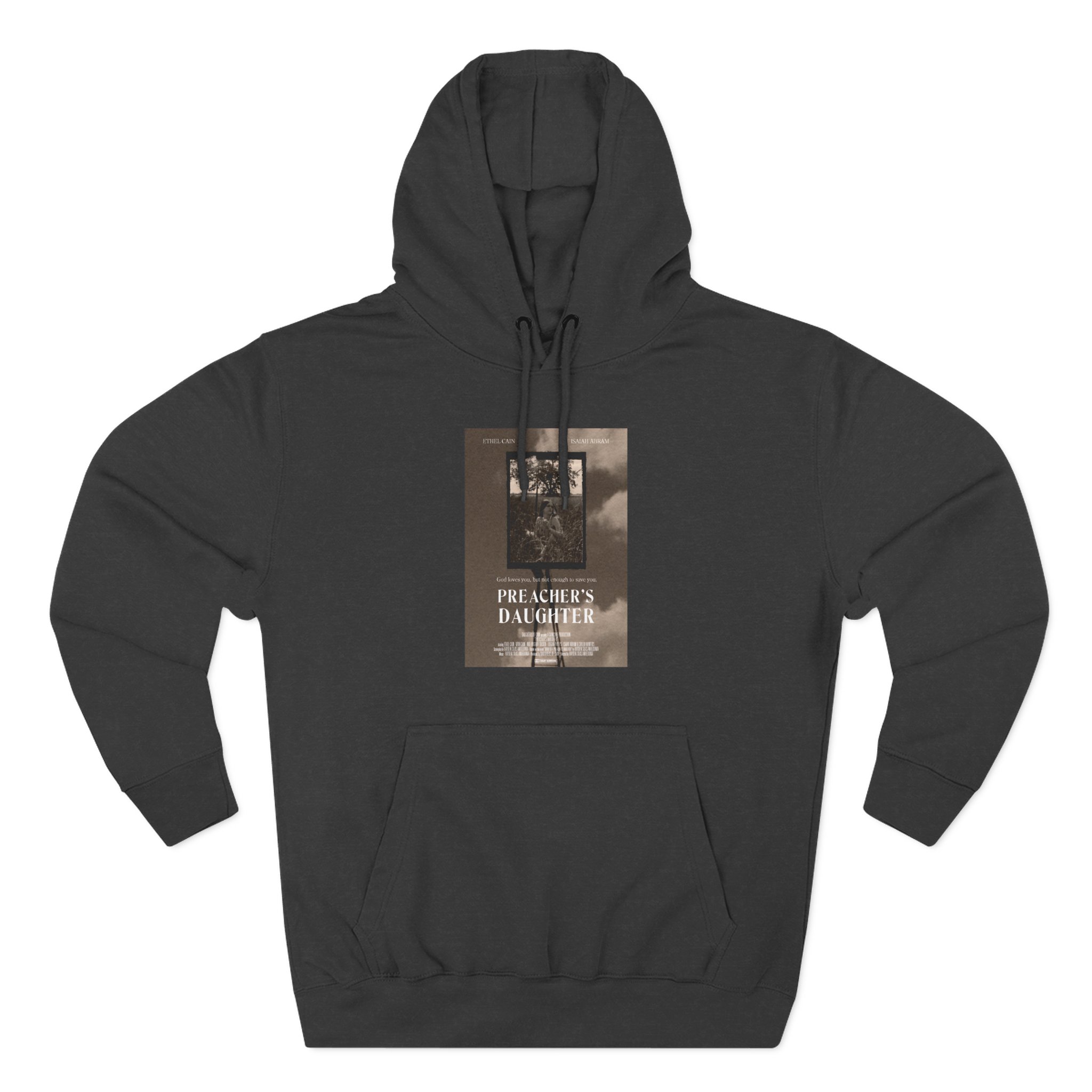 Ethel Cain Preacher's Daughter Movie Poster Three-Panel Fleece Hoodie - Image 7