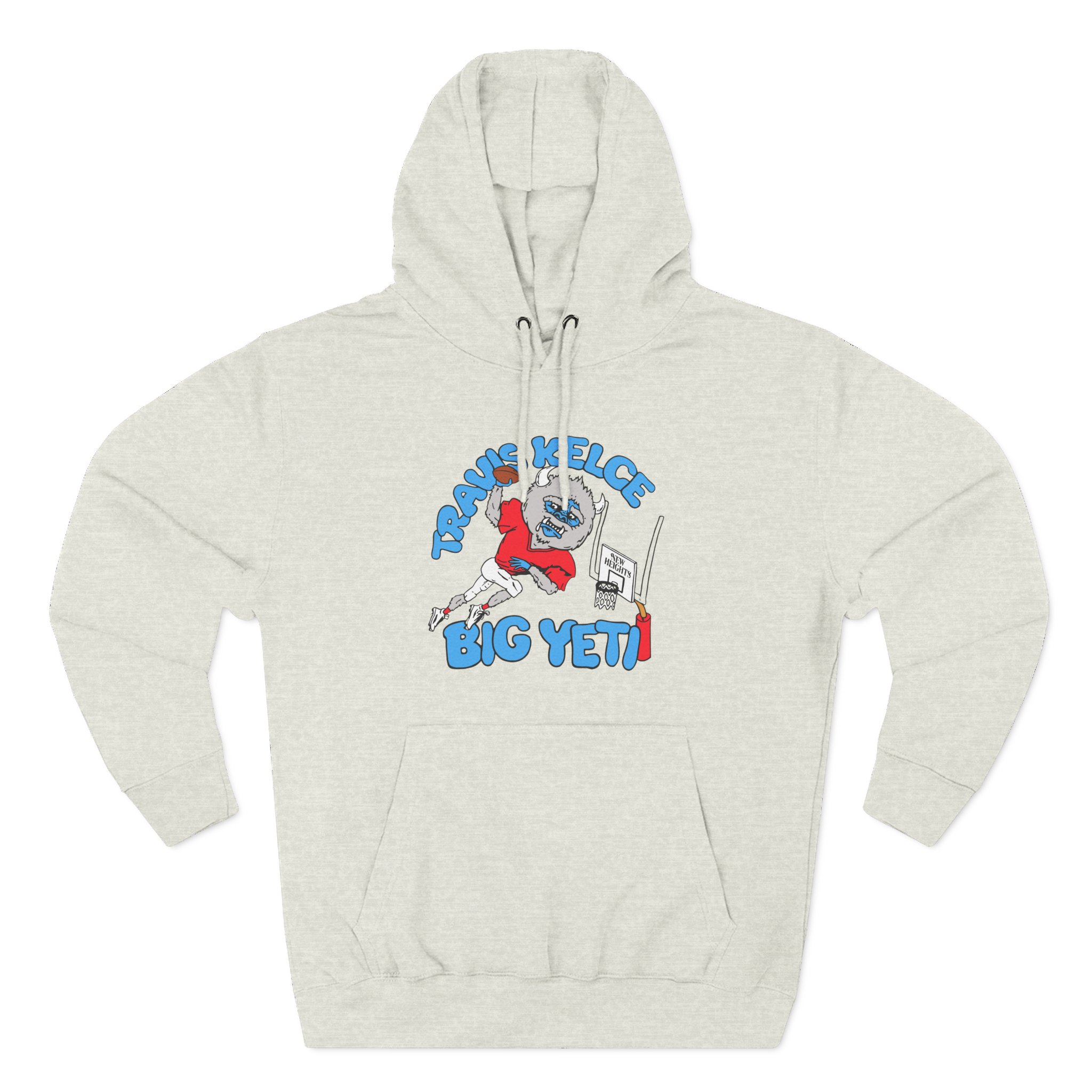 New Heights Travis Kelce Big Yeti Three-Panel Fleece Hoodie - Image 7