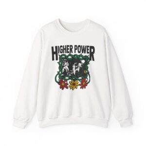 Higher Power Flowers Unisex Heavy Blend™ Crewneck Sweatshirt