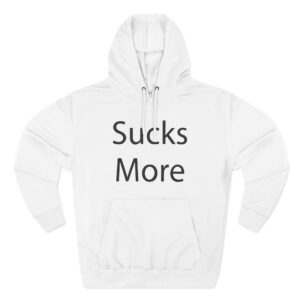 Slushy Noobz Hamzah Sucks More Tee Three-Panel Fleece Hoodie