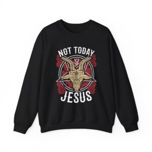 Goatwhore Not Today Jesus Unisex Heavy Blend™ Crewneck Sweatshirt