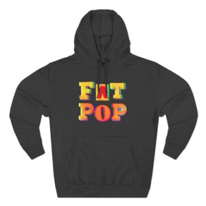 PW Fat Pop Logo Three-Panel Fleece Hoodie