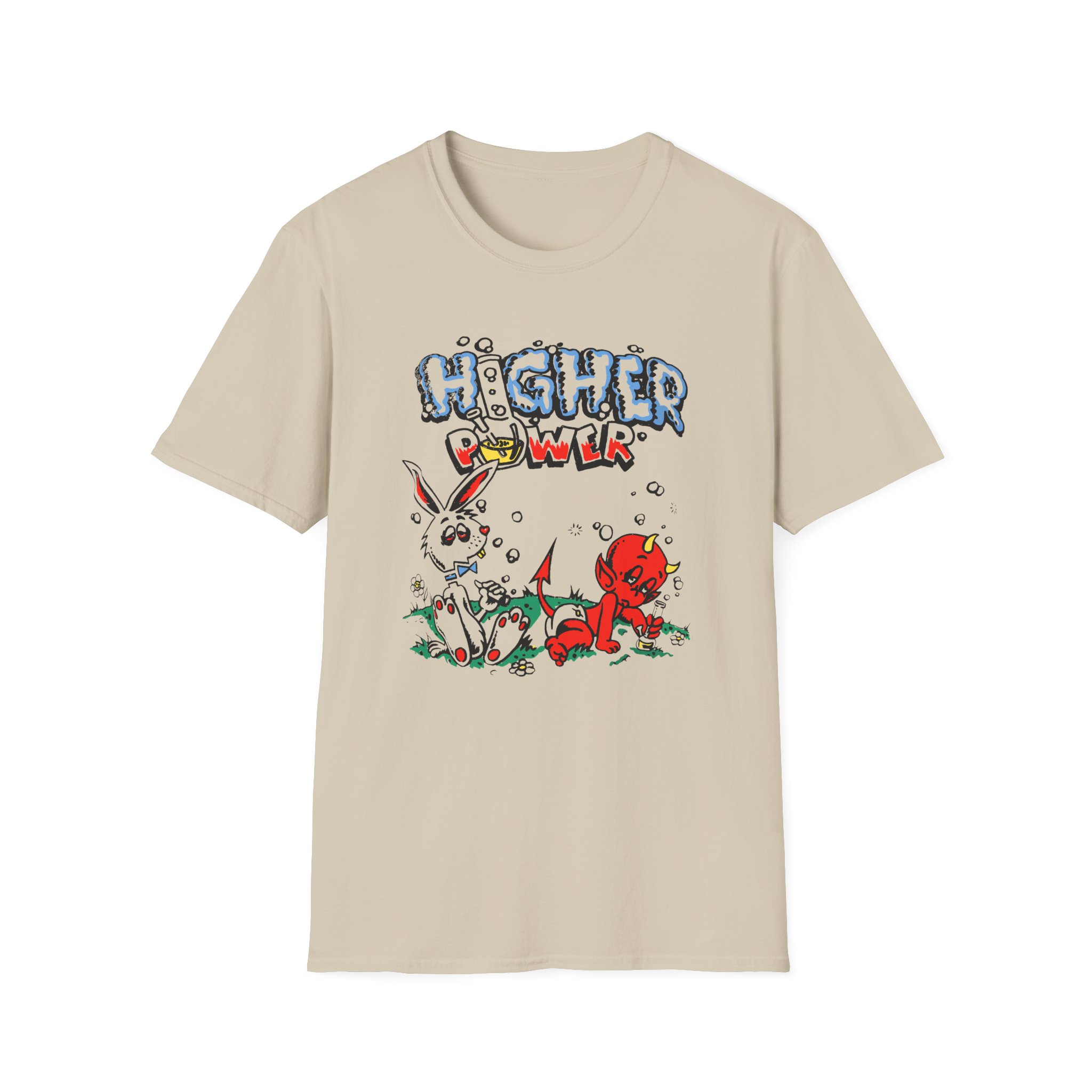 Higher Power Stoned Again Unisex Softstyle T-Shirt - Image 3
