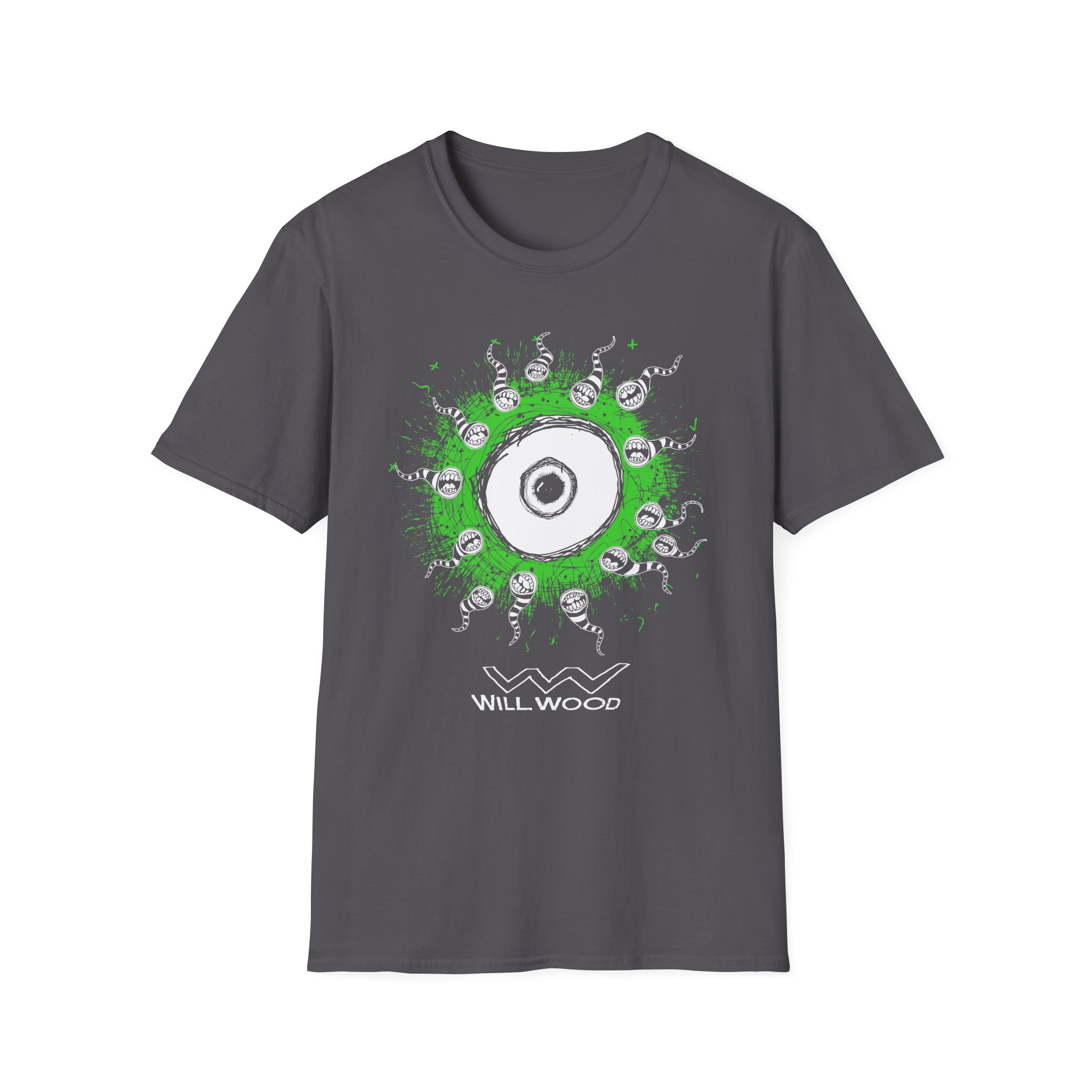 Will Wood Eye Unisex Softstyle T-Shirt - Image 11